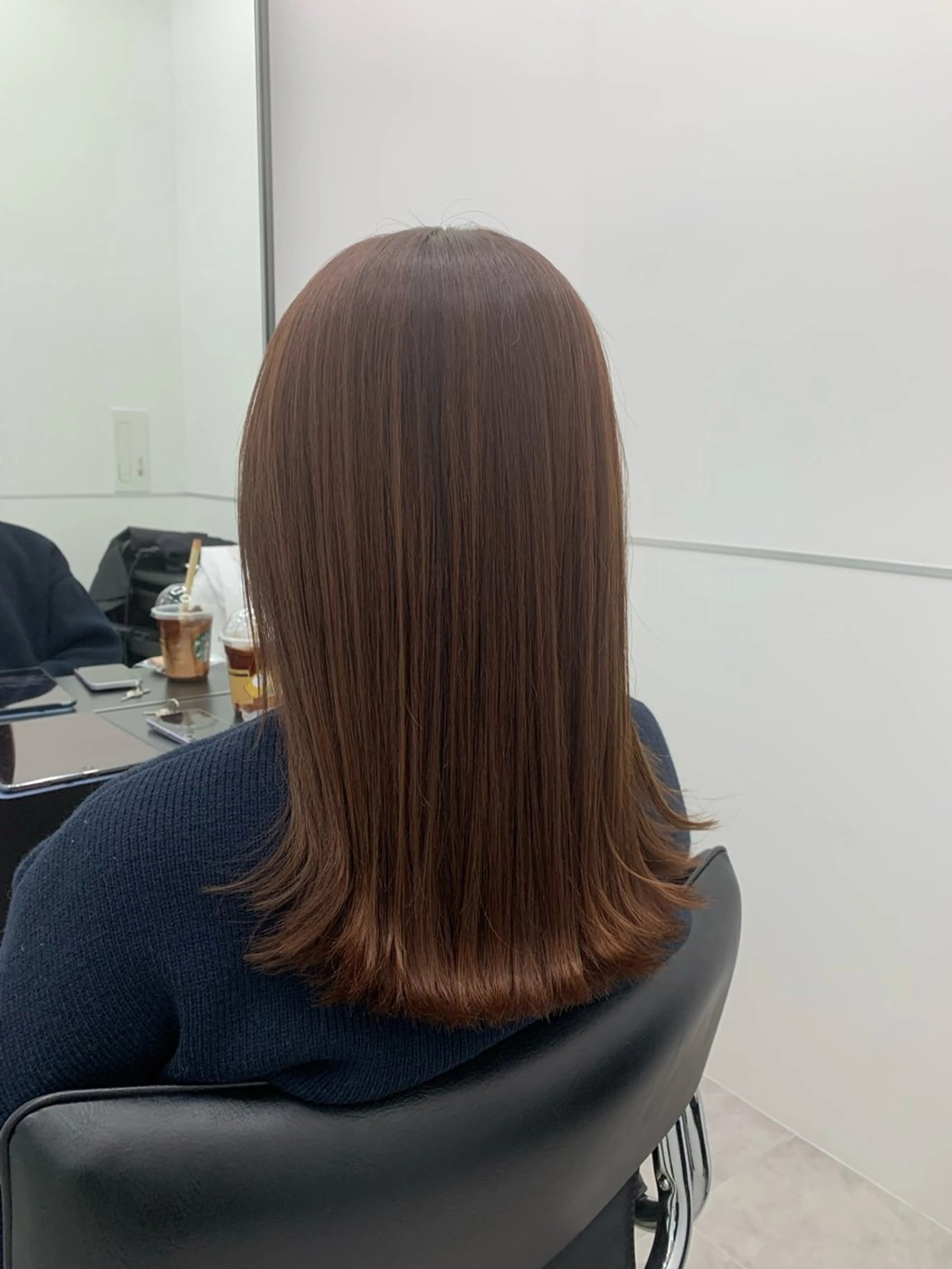 セミロング カラー ブラウンカラー 本格ヘッドスパ🌿 ×ヘア　佐藤のヘアスタイル