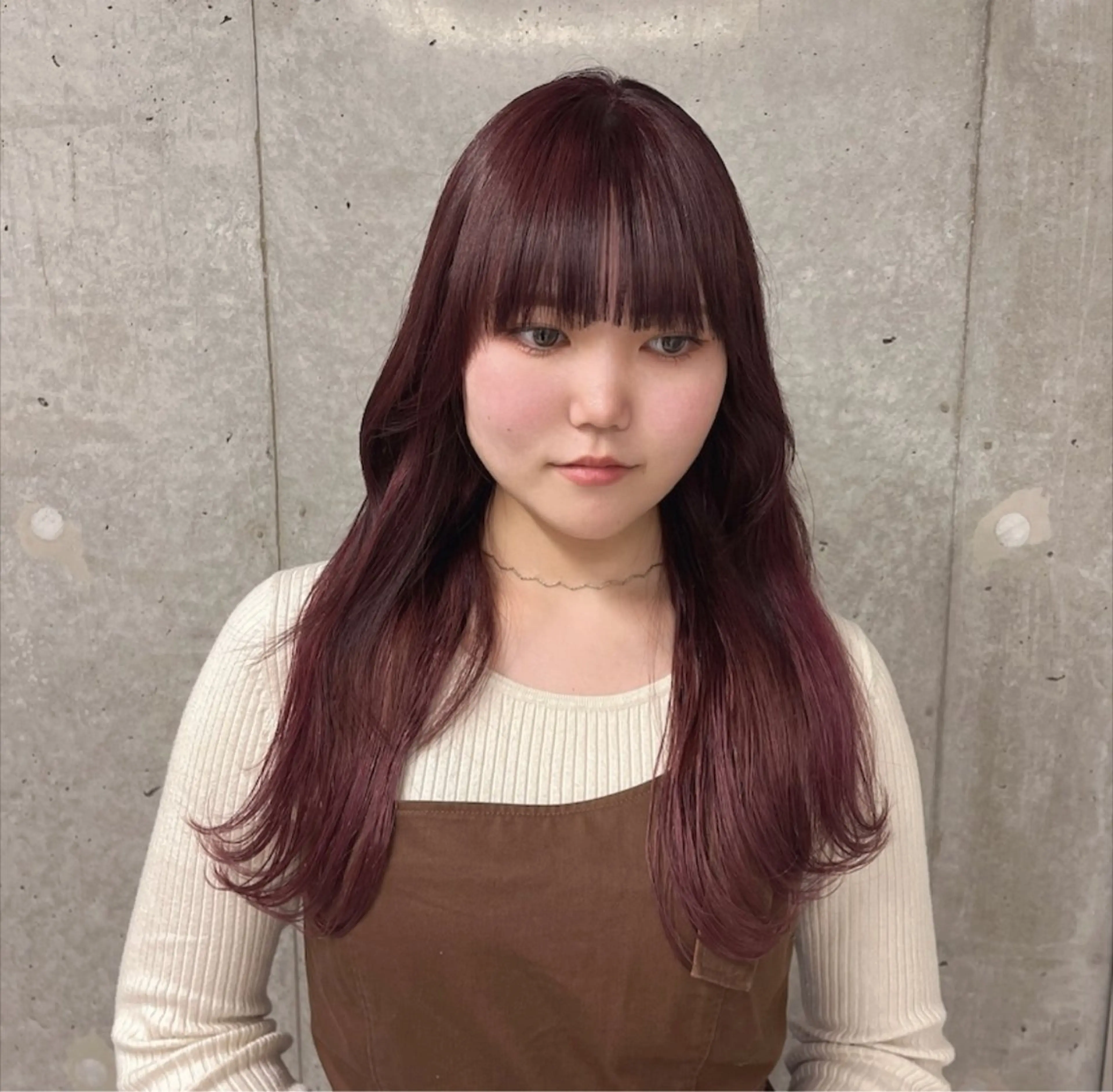 ロング カラー ヘアアレンジ エクステ ねいるとあいの店キュプレ橘通店所属・harua キュプレ/アイリストのマツエク・マツパデザイン