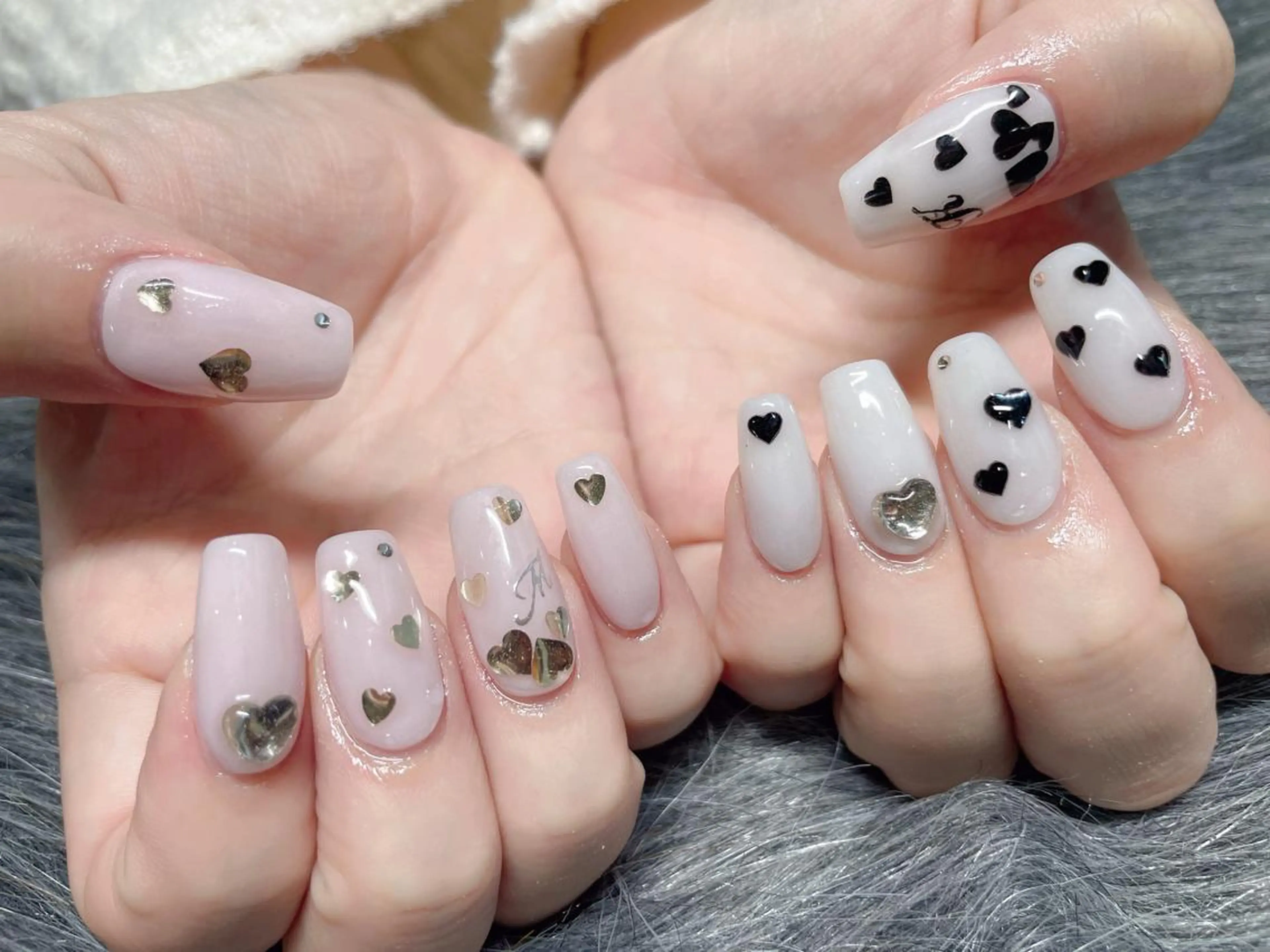 ショート ネイル ハンドネイル 《LB》ラブリエ Nail&eyeのマツエク・マツパデザイン