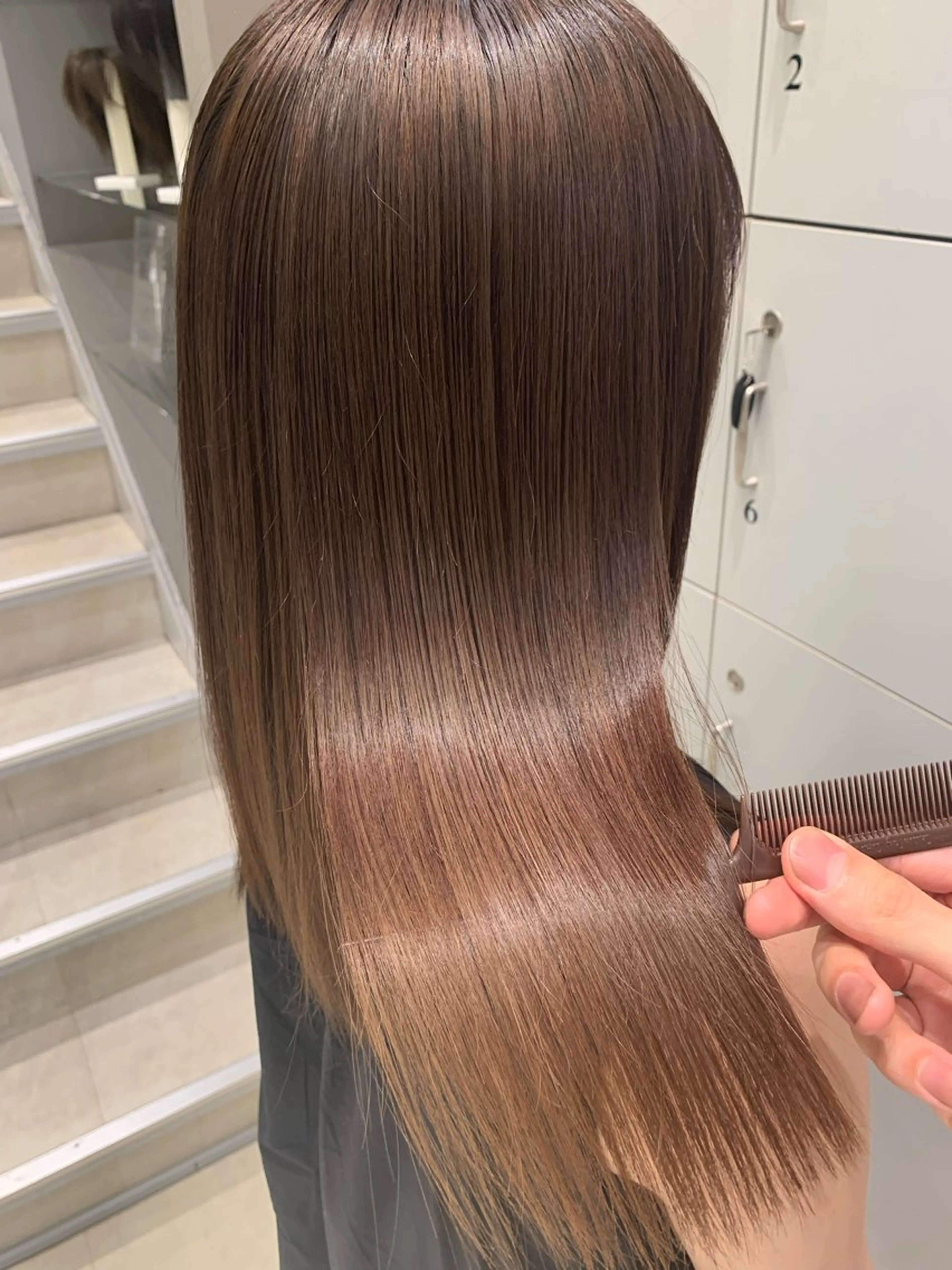 セミロング カット ヘアカラー トリートメント ヘアセット ✨上村 潤平✨メンズヘア✨のヘアスタイル