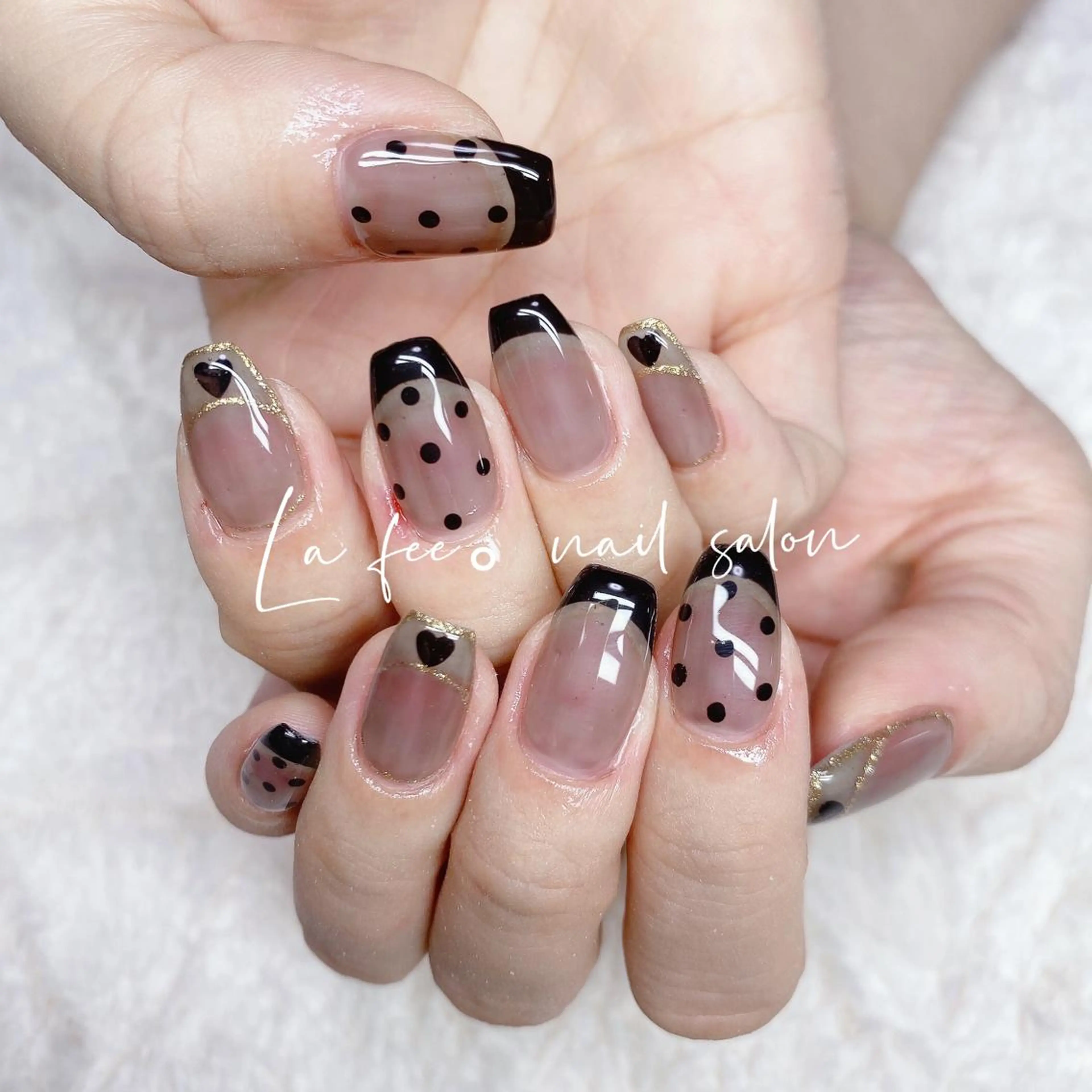 カラー ネイル ハンドネイル ハンドケア La feeのネイルデザイン