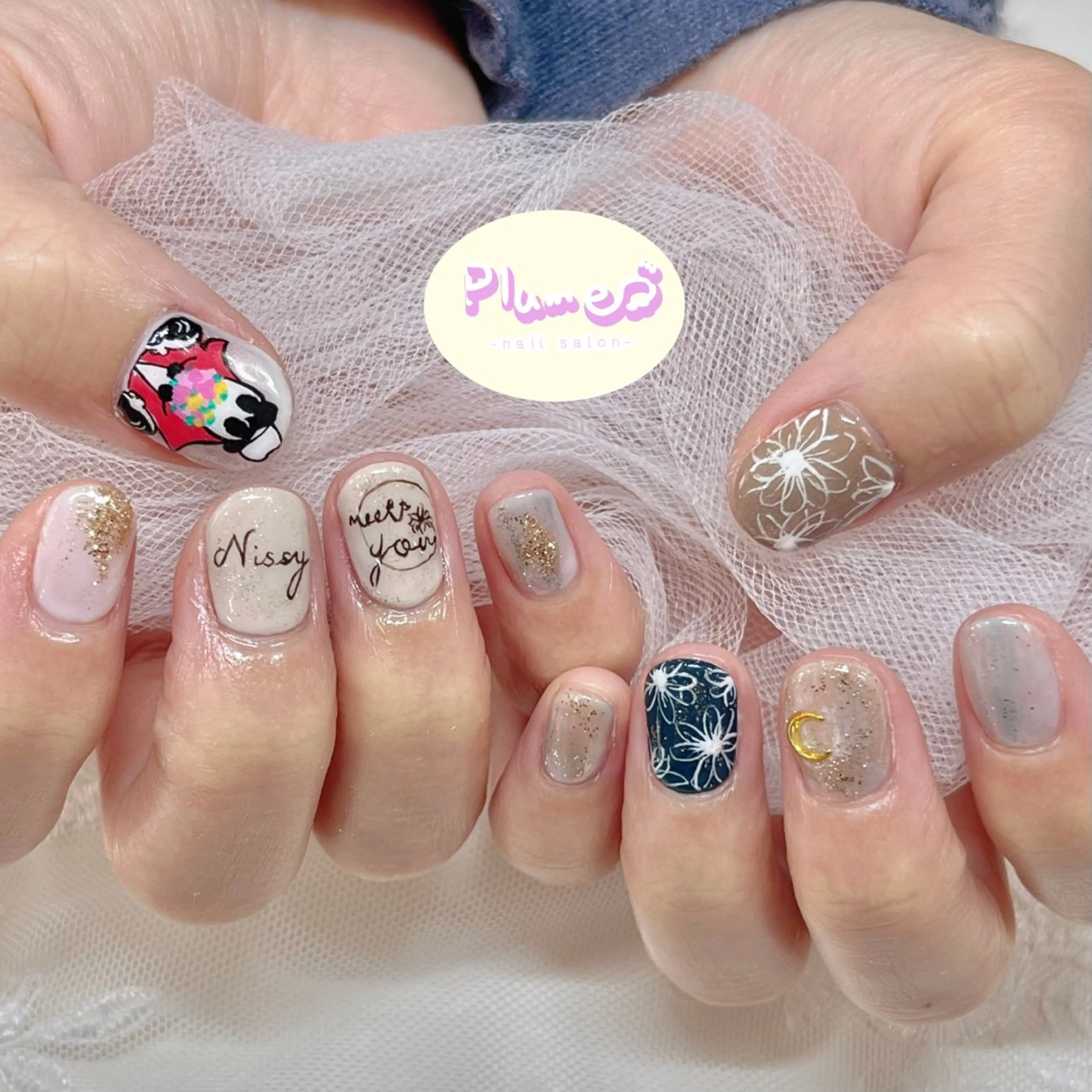ネイル アートネイル ハンドネイル plume nail ☆韓国ネイルのネイルデザイン
