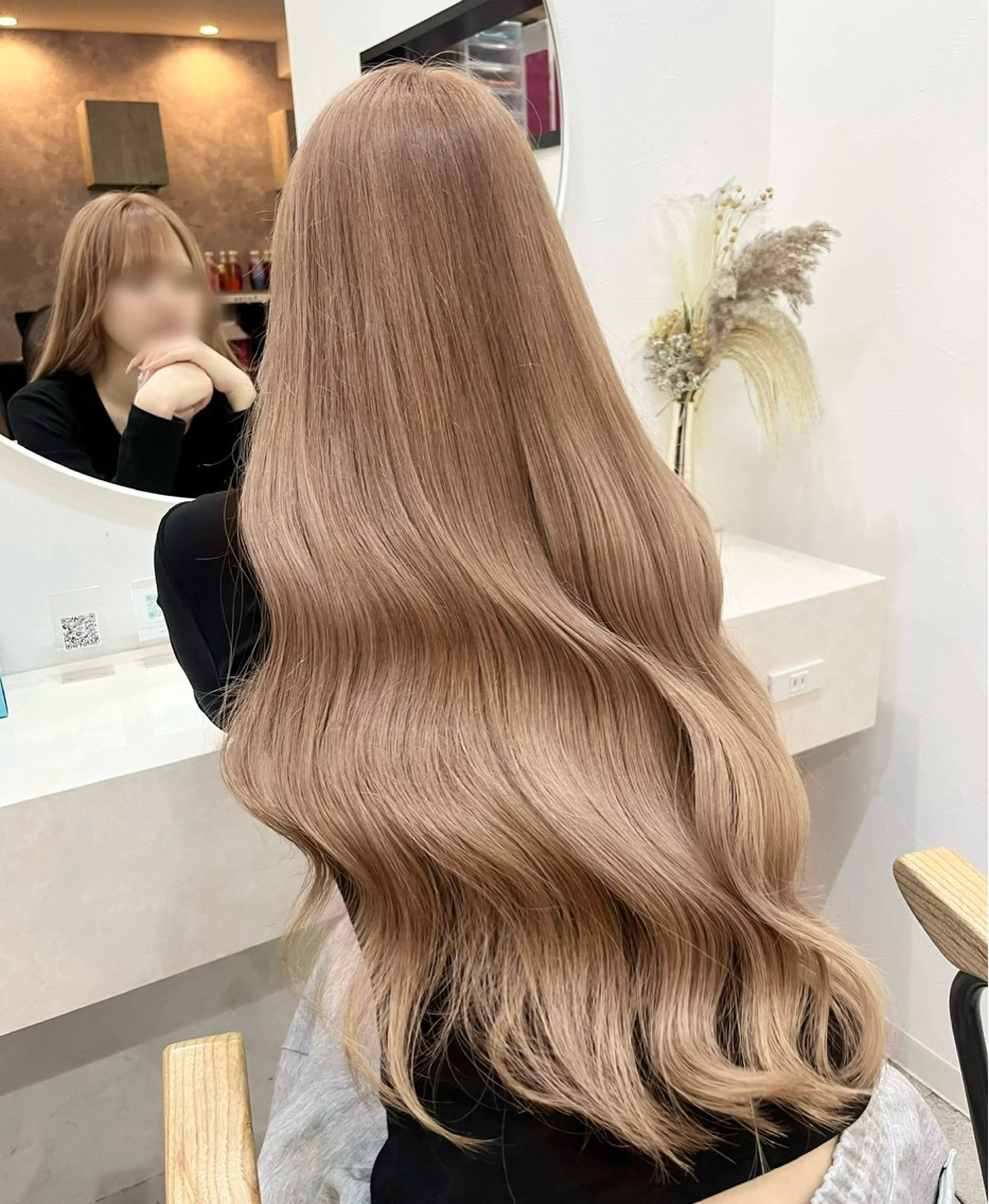 ロング カット ヘアカラー トリートメント 🦋Yui🦋透明感 /艶カラーのヘアスタイル