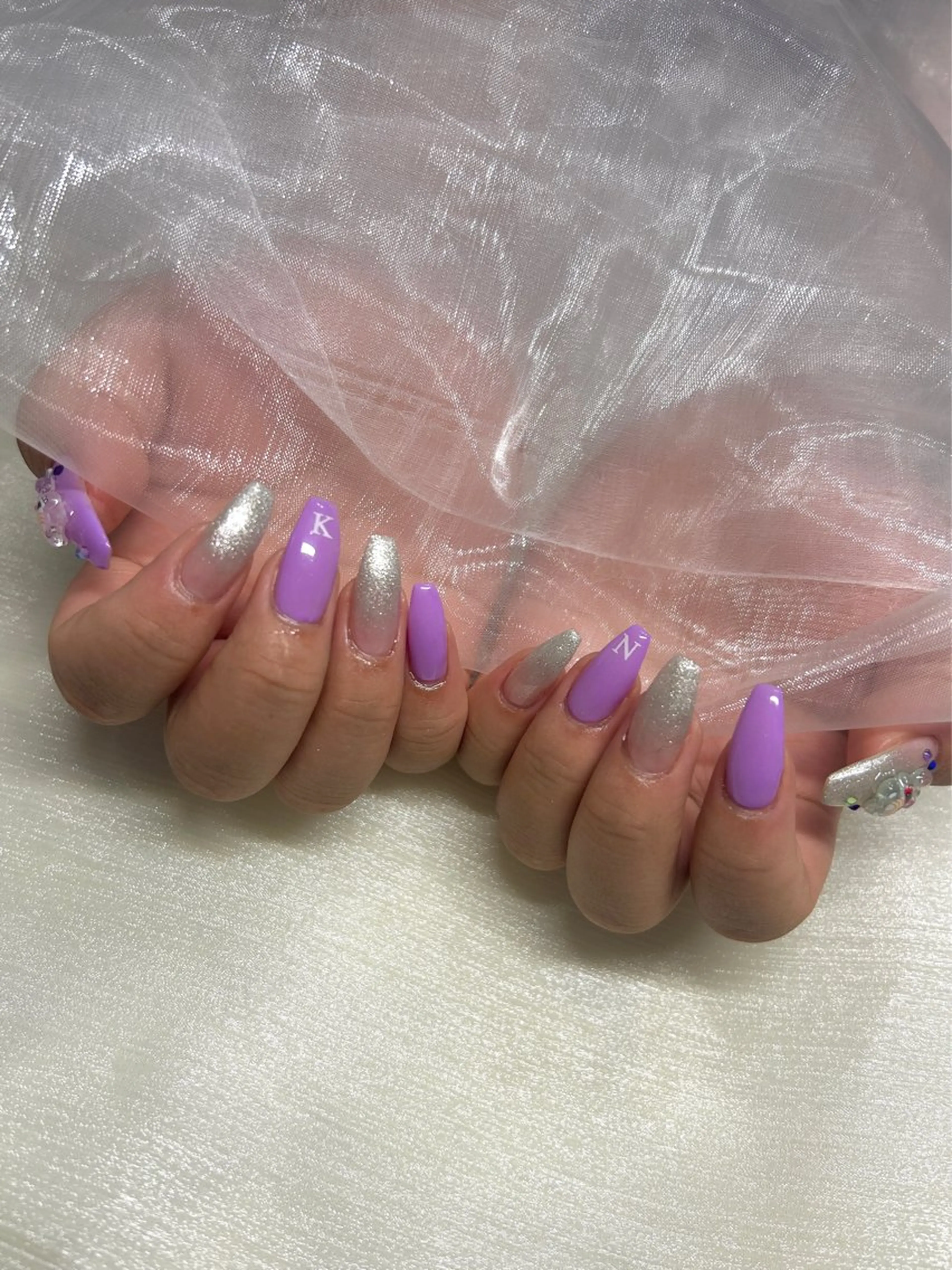 ネイル オフィスネイル スカルプネイル シンプルネイル nail salon　coco no ne所属・coco no ne KANNAのネイルデザイン