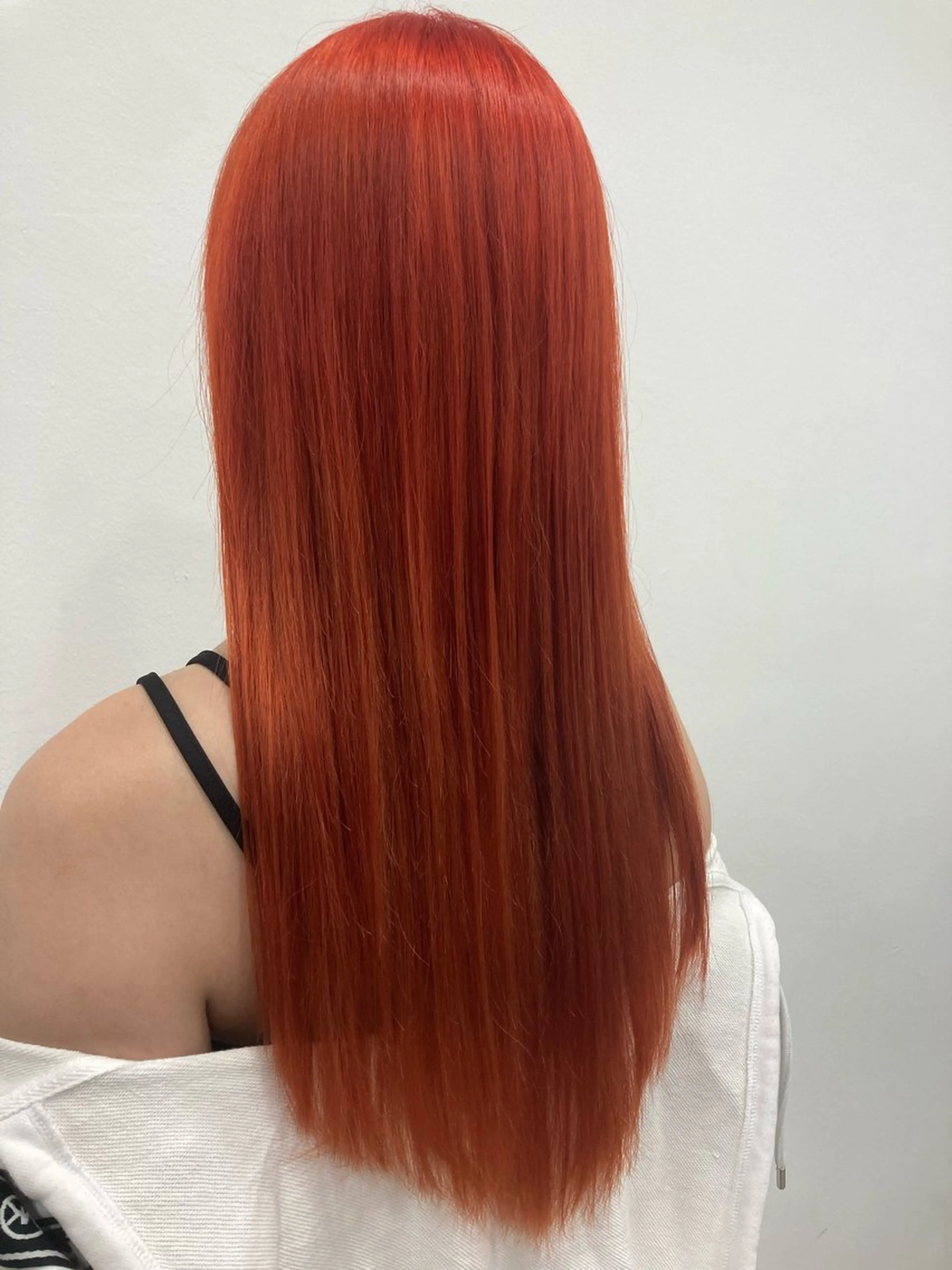 ロング カラー オレンジ ainico.所属・髪質改善　艶髪✨ Teppeiのヘアスタイル