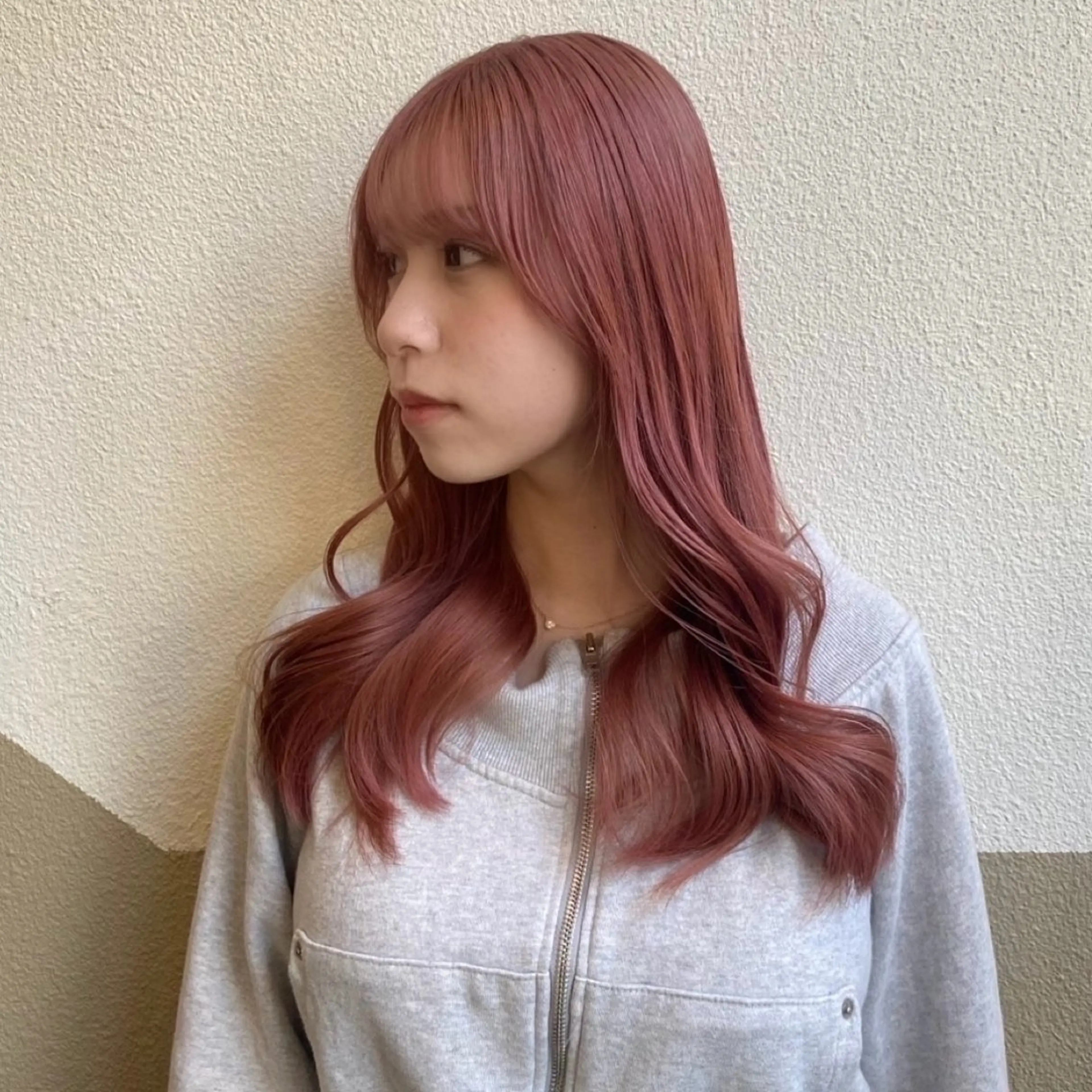 ロング カラー ヘアカラー トリートメント 透明感カラー/ 小顔カット/ミヅキのヘアスタイル