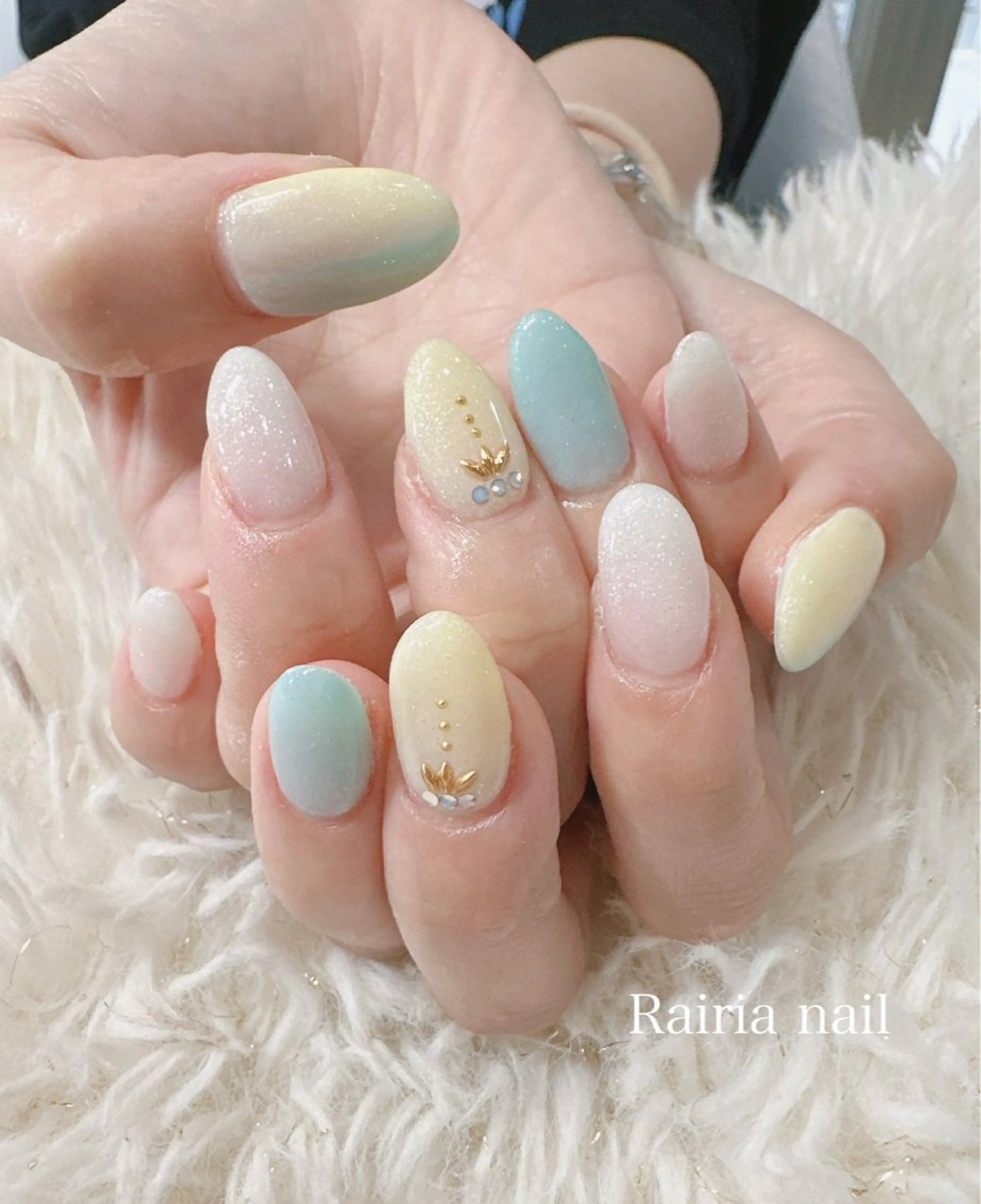 ネイル フットネイル ジェルネイル 持ち込み パラジェル ハンドネイル Rairia Kanonのネイルデザイン