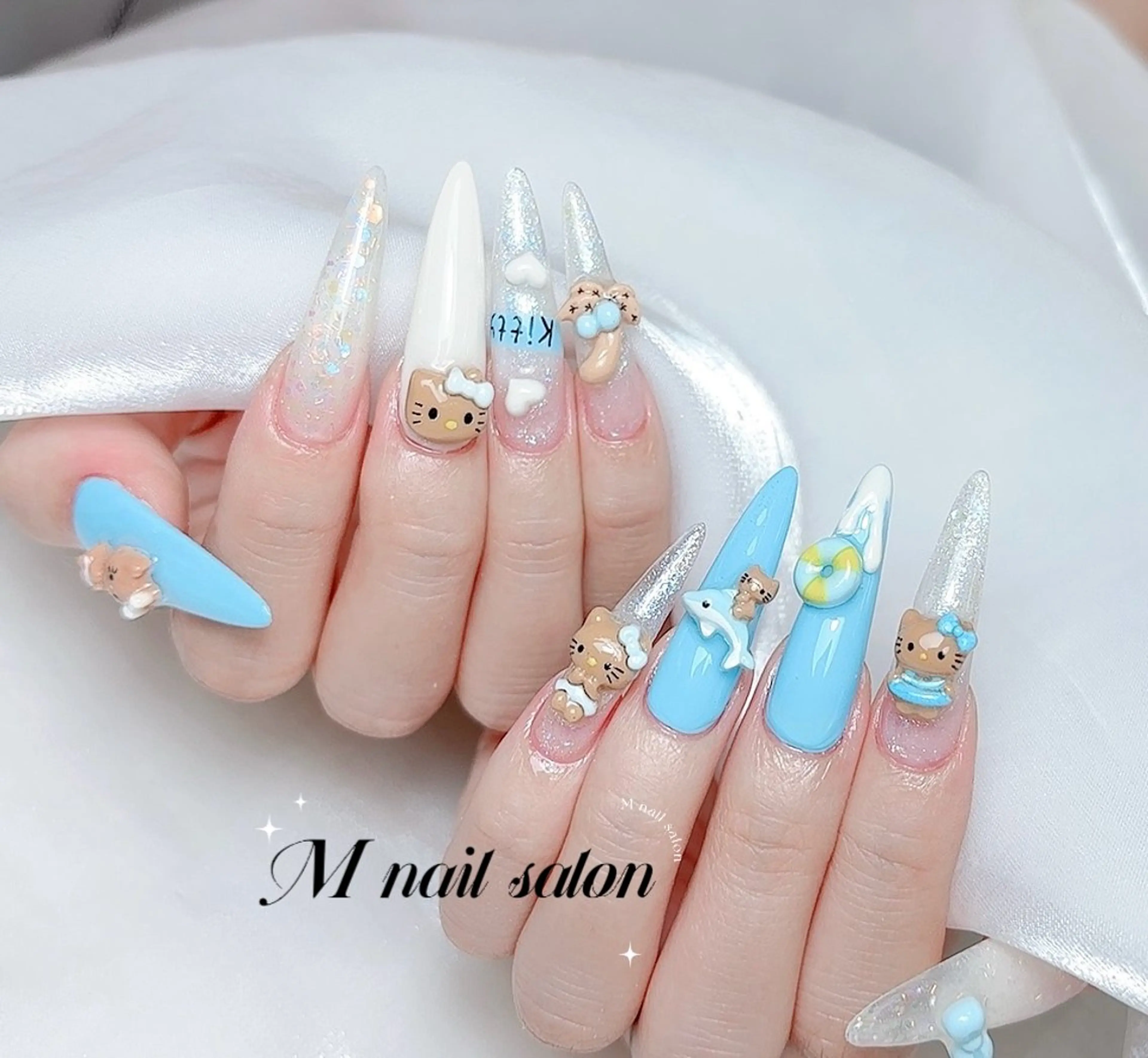 ネイル ハンドネイル M🌷nail 長さだし専門店のネイルデザイン