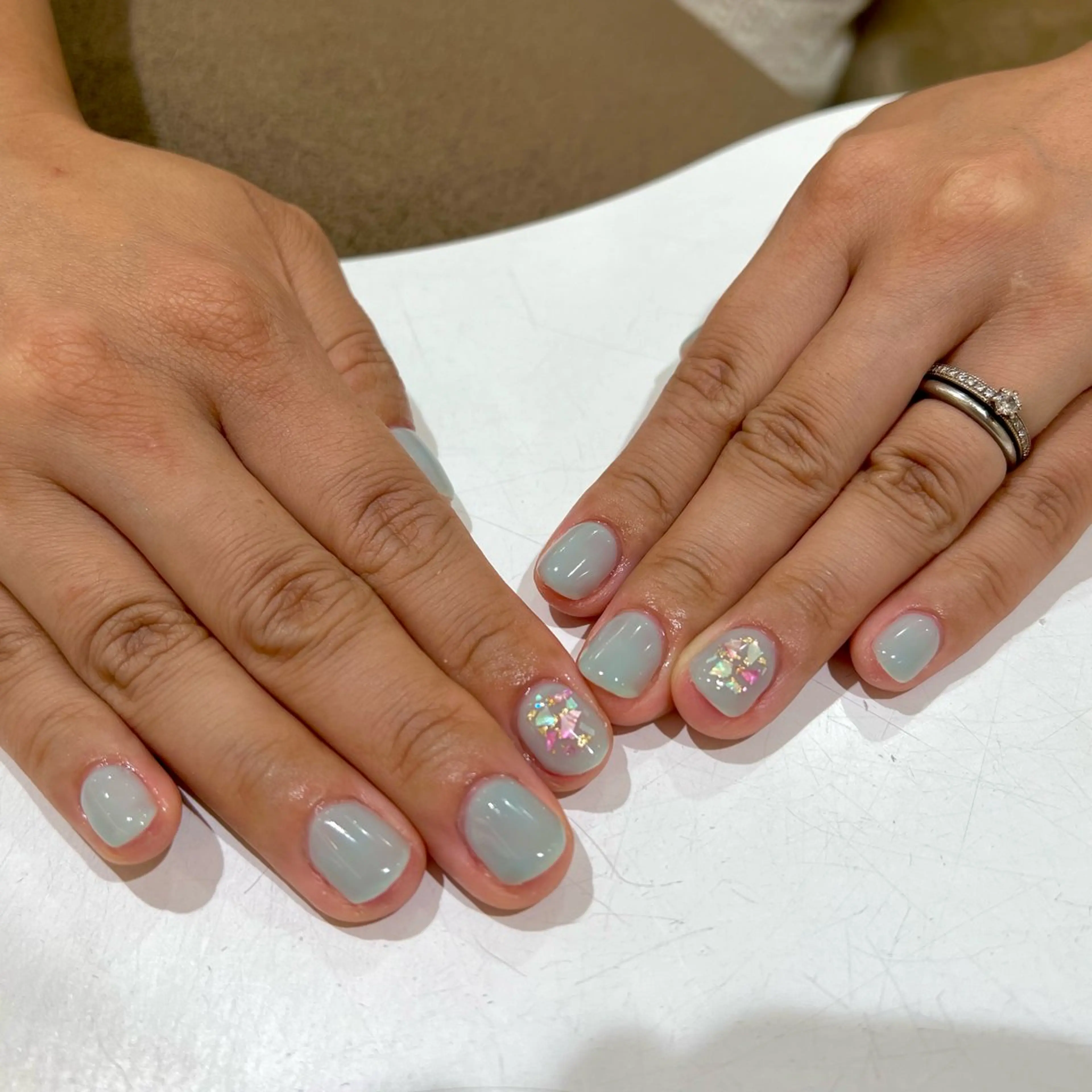 ネイル アートネイル ワンカラーネイル ハンドネイル 田中 夏海のネイルデザイン