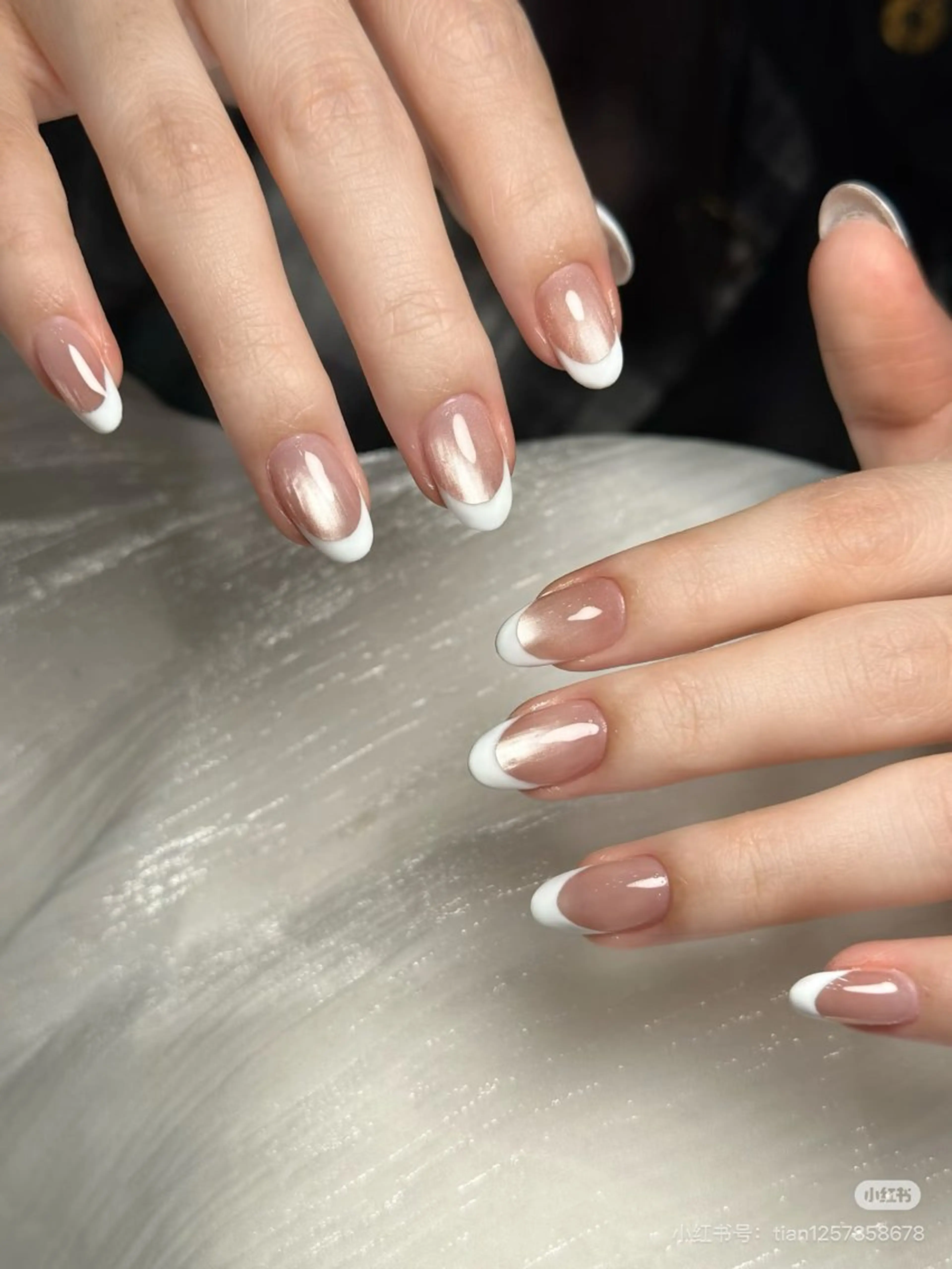 ネイル ハンドネイル ハンドケア Kaka_ パラジェル、長さだしのネイルデザイン