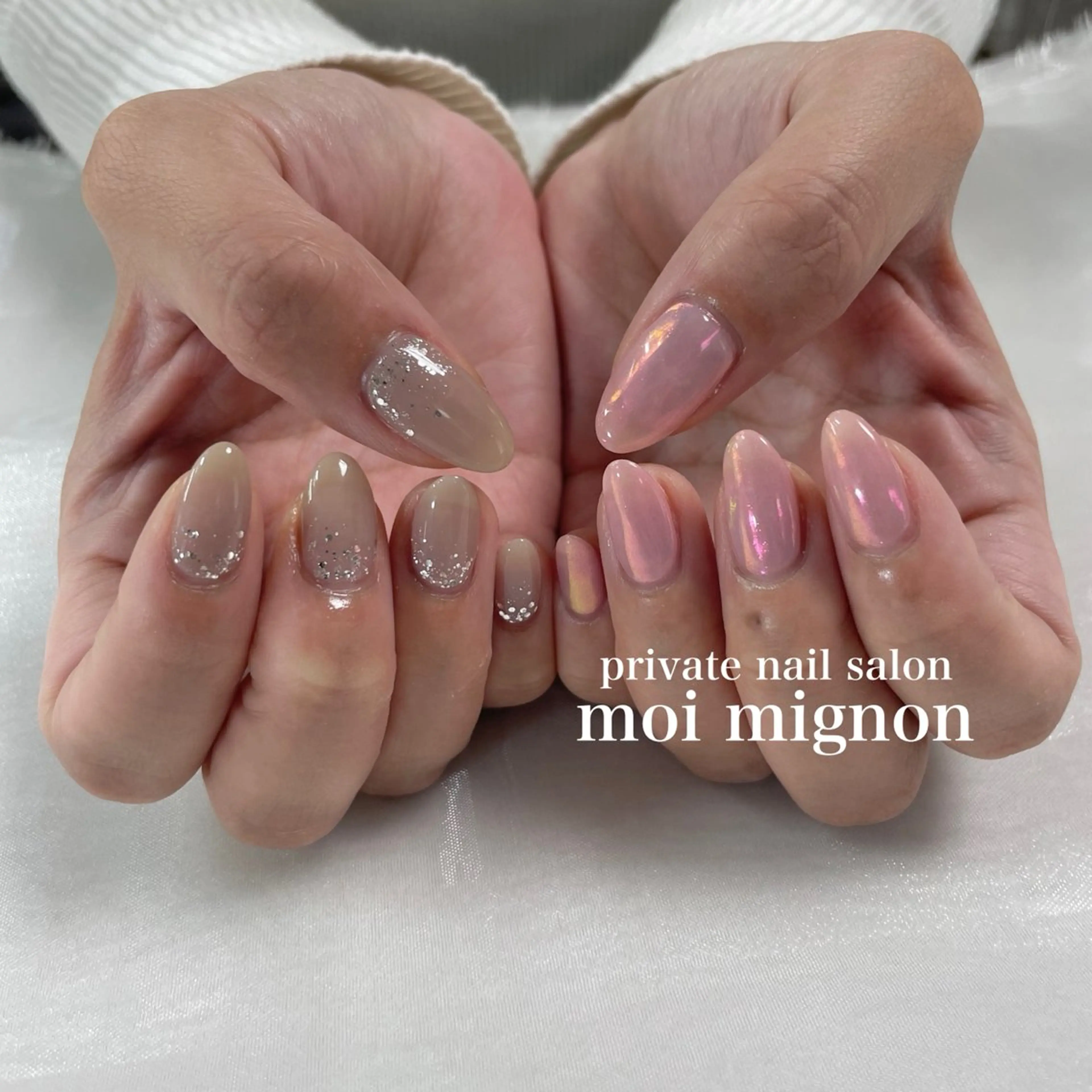 ネイル ラメ(グリッター) ハンドネイル nailist Aki♡のネイルデザイン