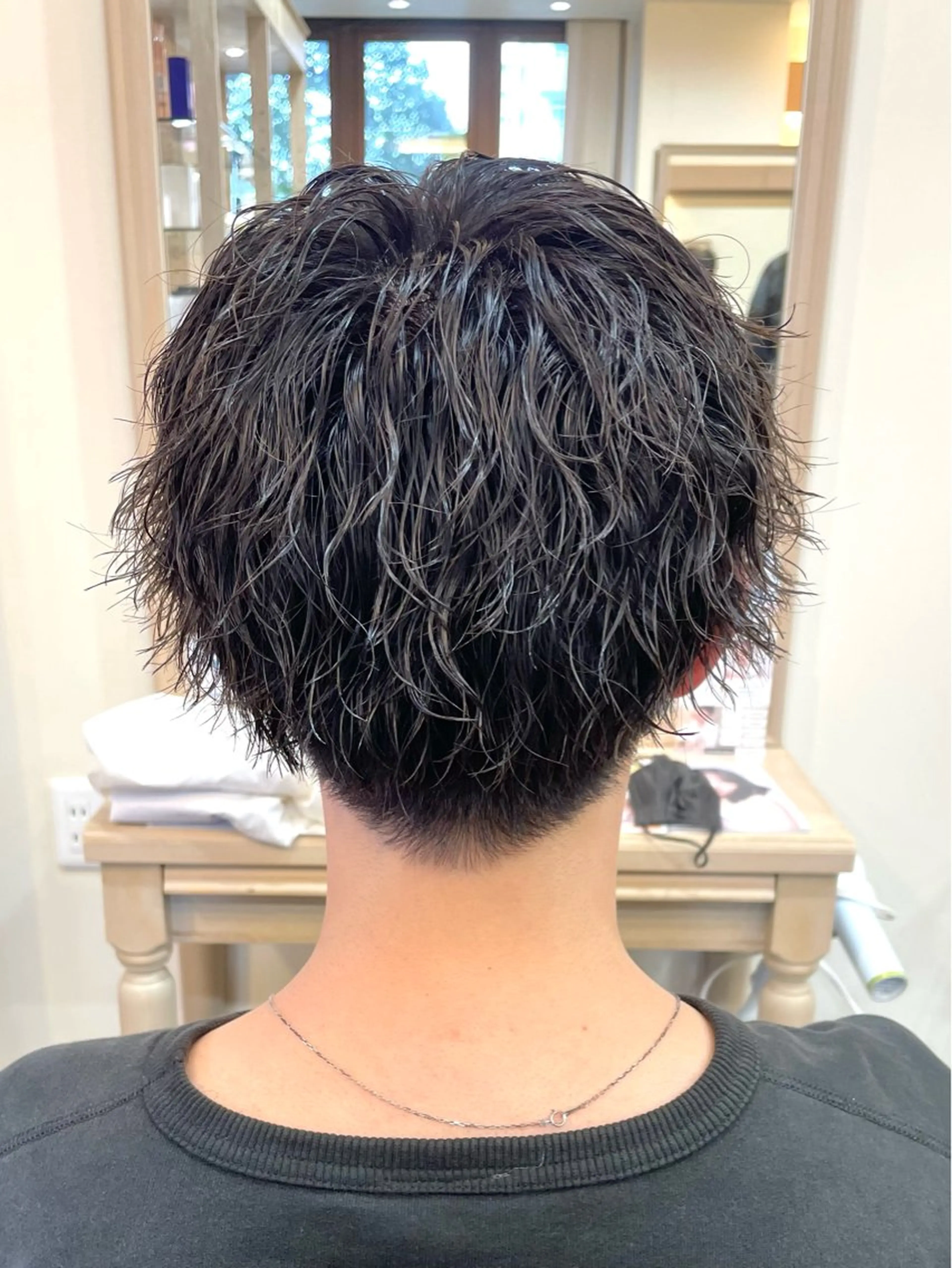 ショート パーマ メンズ カット パーマ メンズパーマ🌀/ 中村郁未のヘアスタイル