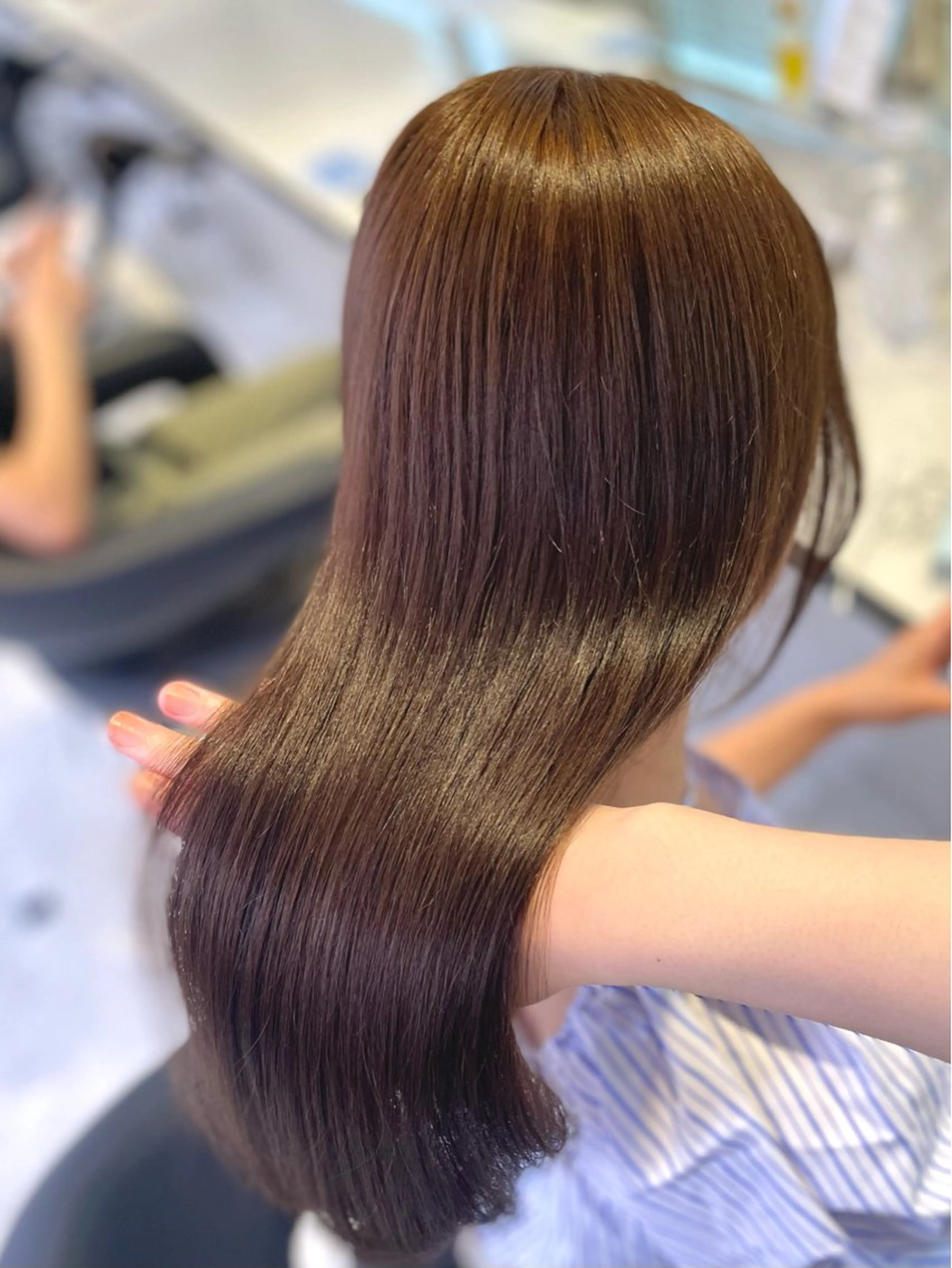 セミロング トリートメント うる艶トレンドヘア 🕊️上野BABYのヘアスタイル