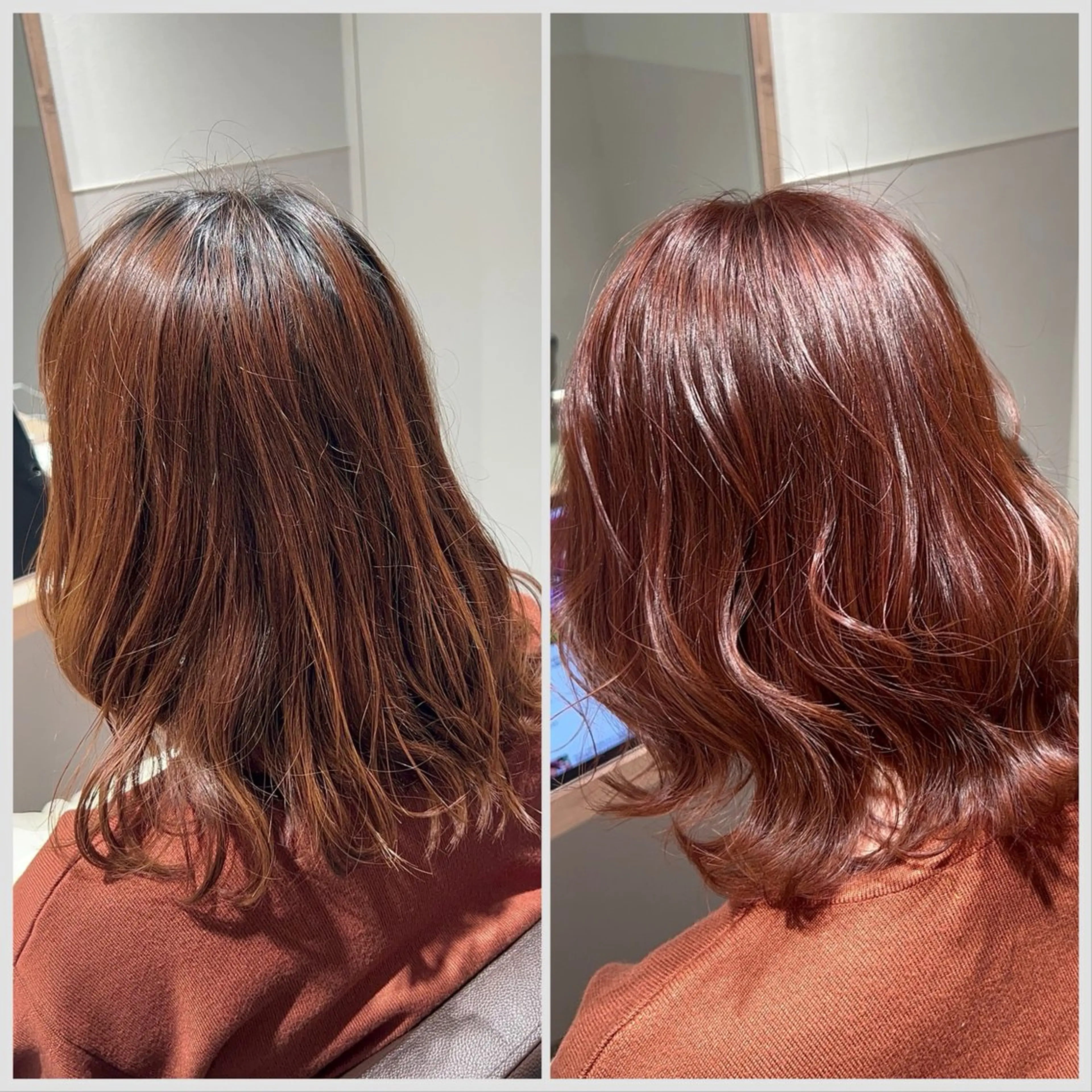 ミディアム カラー ヘアカラー トリートメント SALOWIN 神戸三宮店所属・【三宮/ブリーチ なしカラー】高田祐也のヘアスタイル