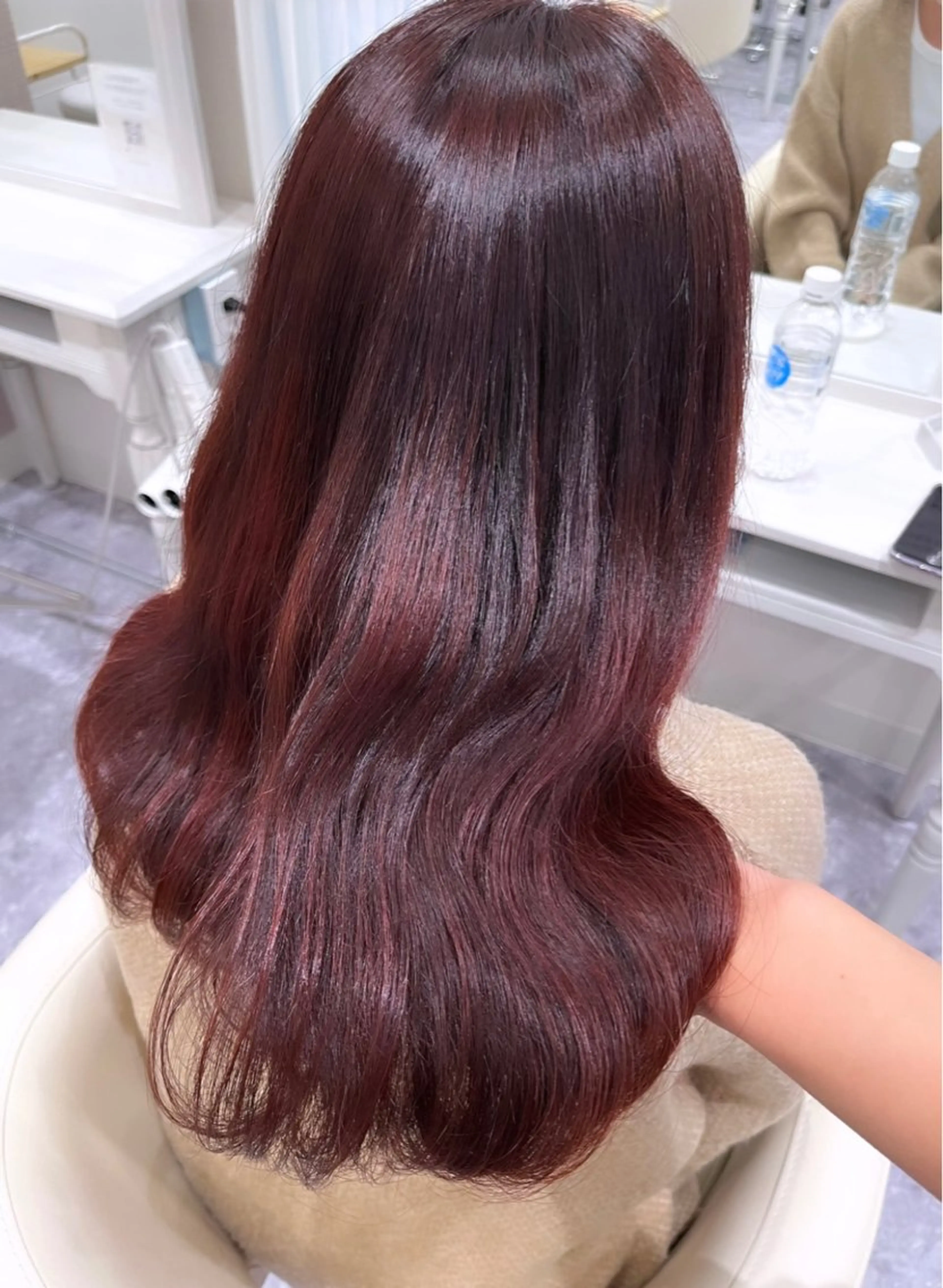 セミロング トリートメント カット ヘアカラー トリートメント 河西 楓のヘアスタイル