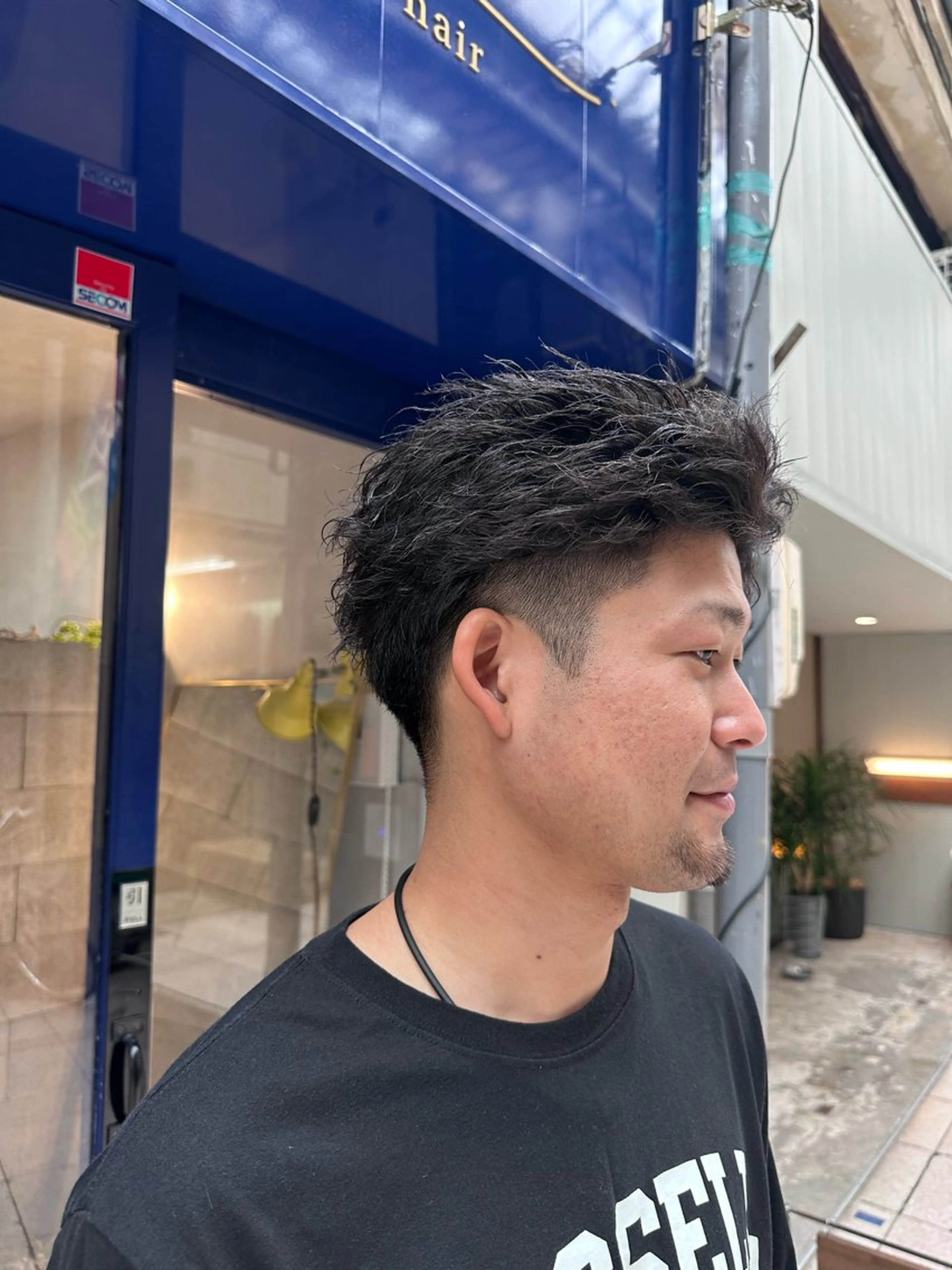 ショート パーマ ショートヘア カット パーマ t.hair垂門真吾 曲がる縮毛矯正/ボブのヘアスタイル