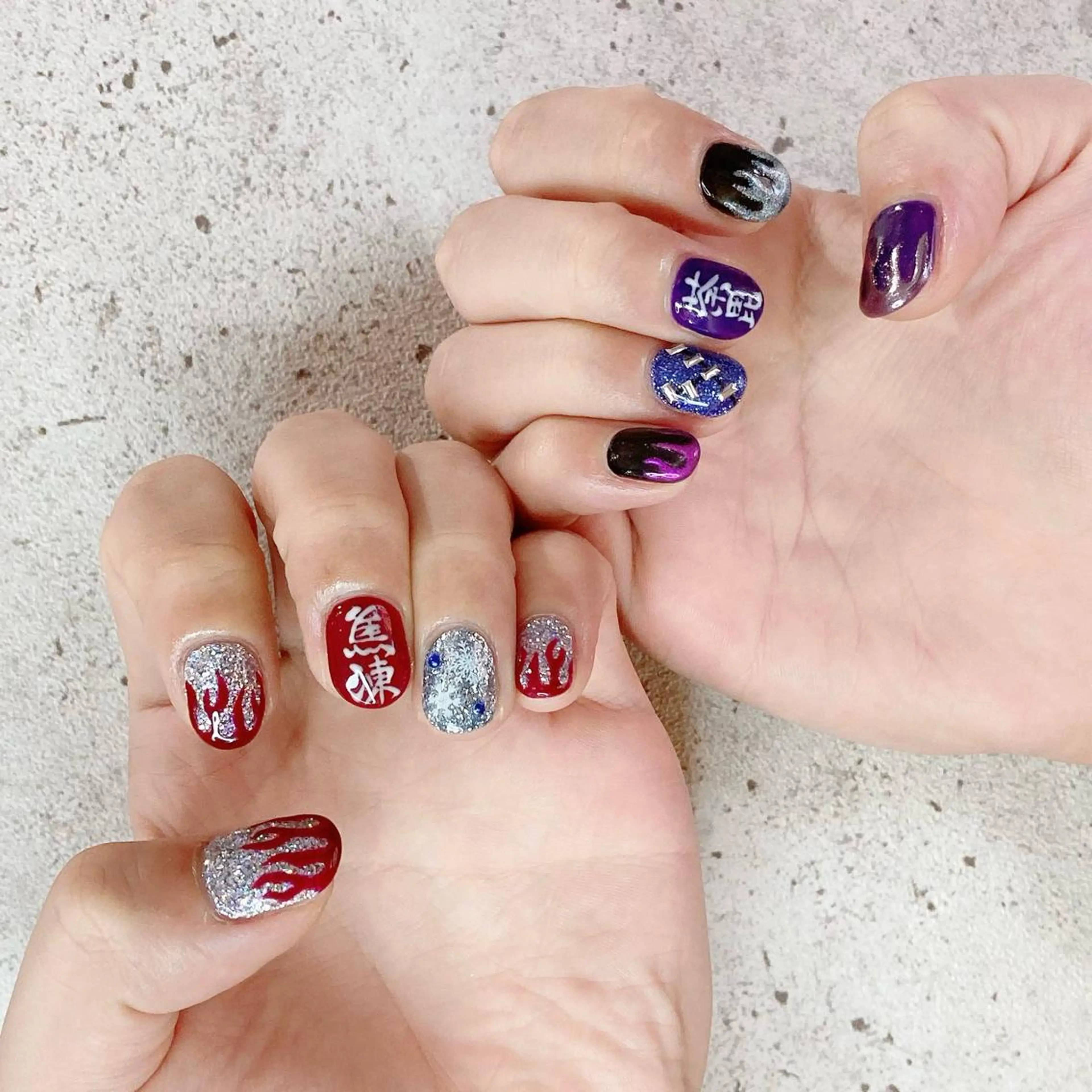 ネイル ジェルネイル キラキラネイル マグネットネイル メンズネイル ミラーネイル ハンドネイル Nail Kのネイルデザイン