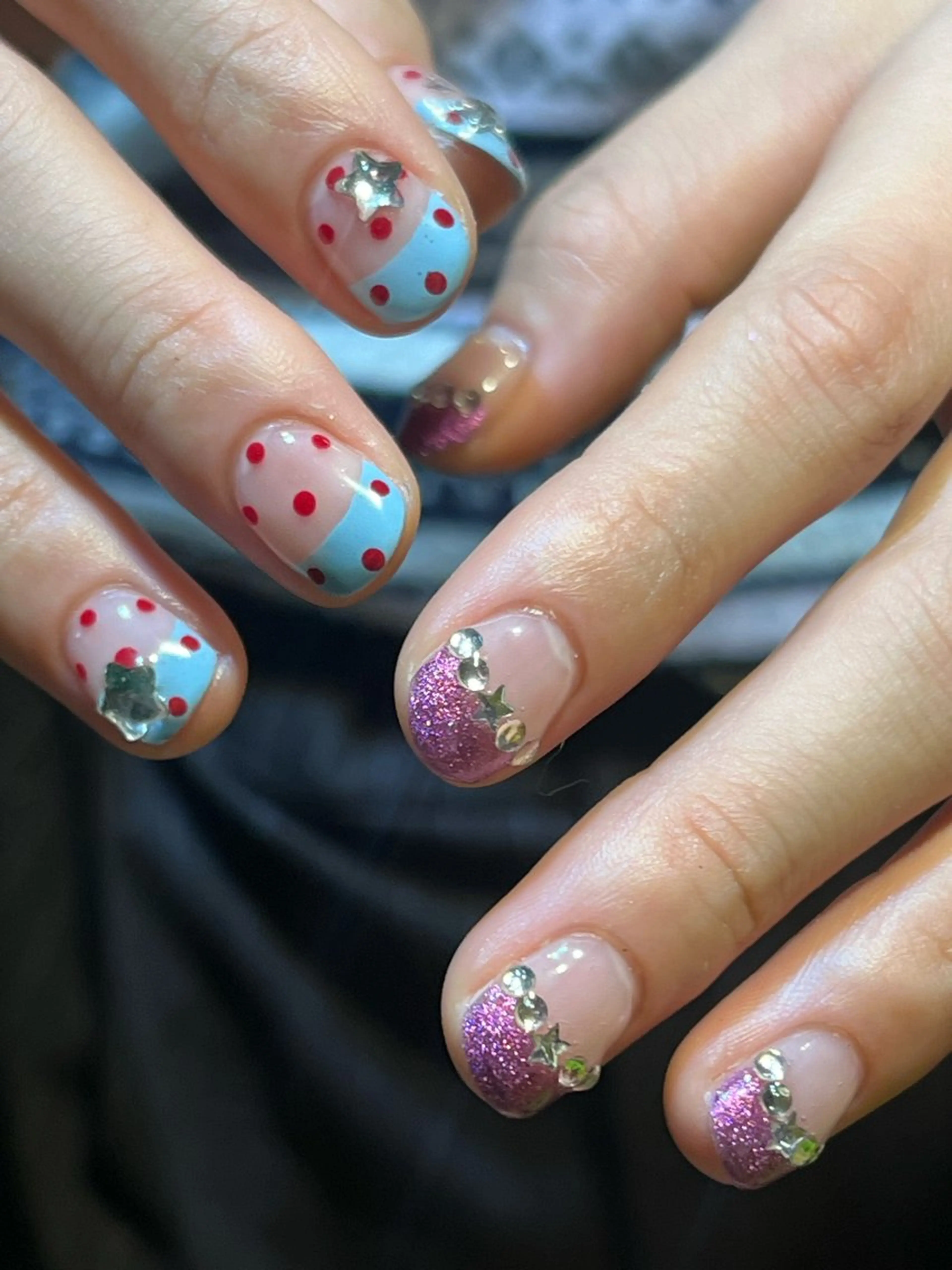 ネイル ハンドネイル Hata nail 🎀個性派ニュアンスのネイルデザイン