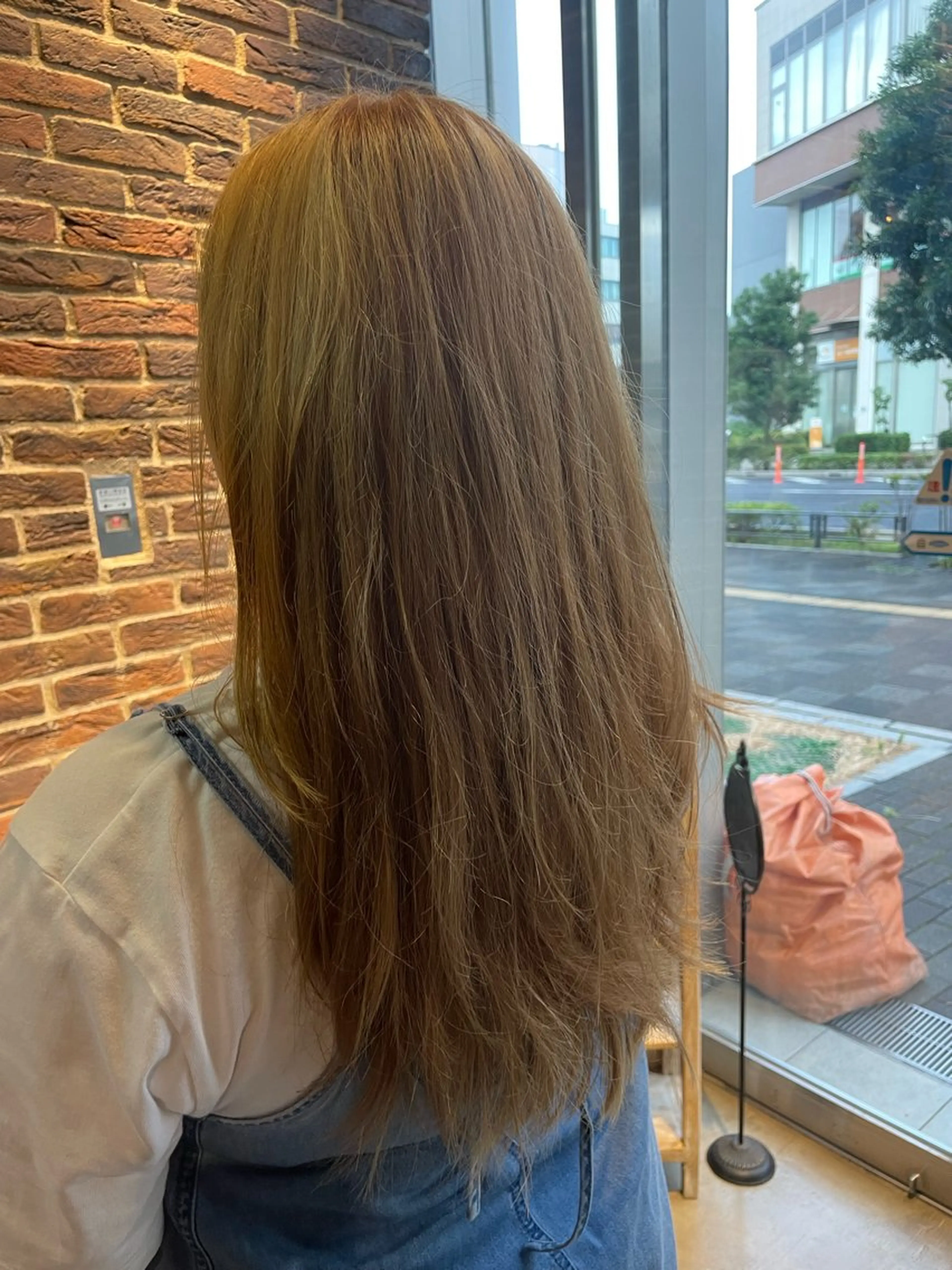 🌸全頭ブリーチ＋オンカラー＋オラプレックストリートメントの写真
