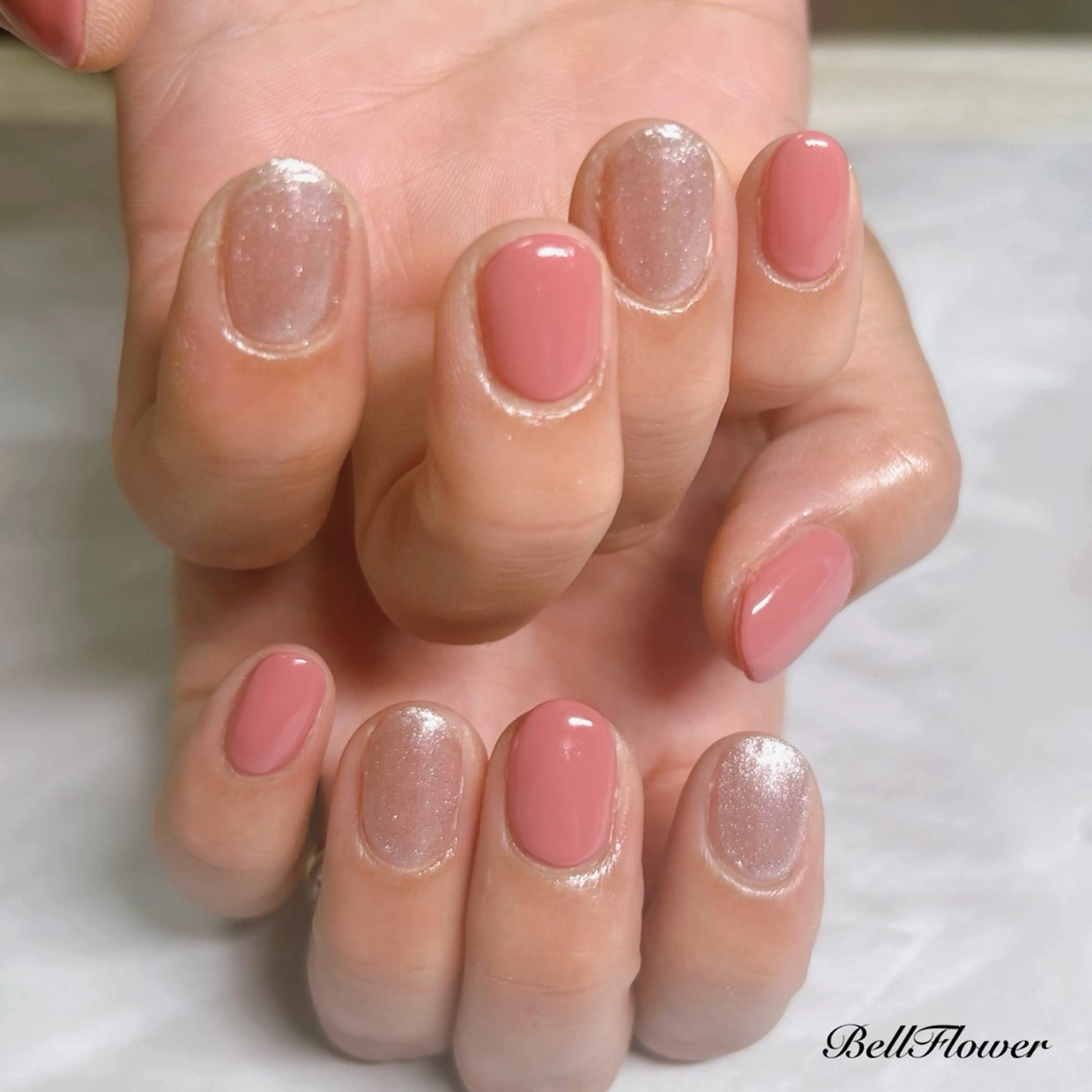 ネイル ハンドネイル Bell Flowerのネイルデザイン