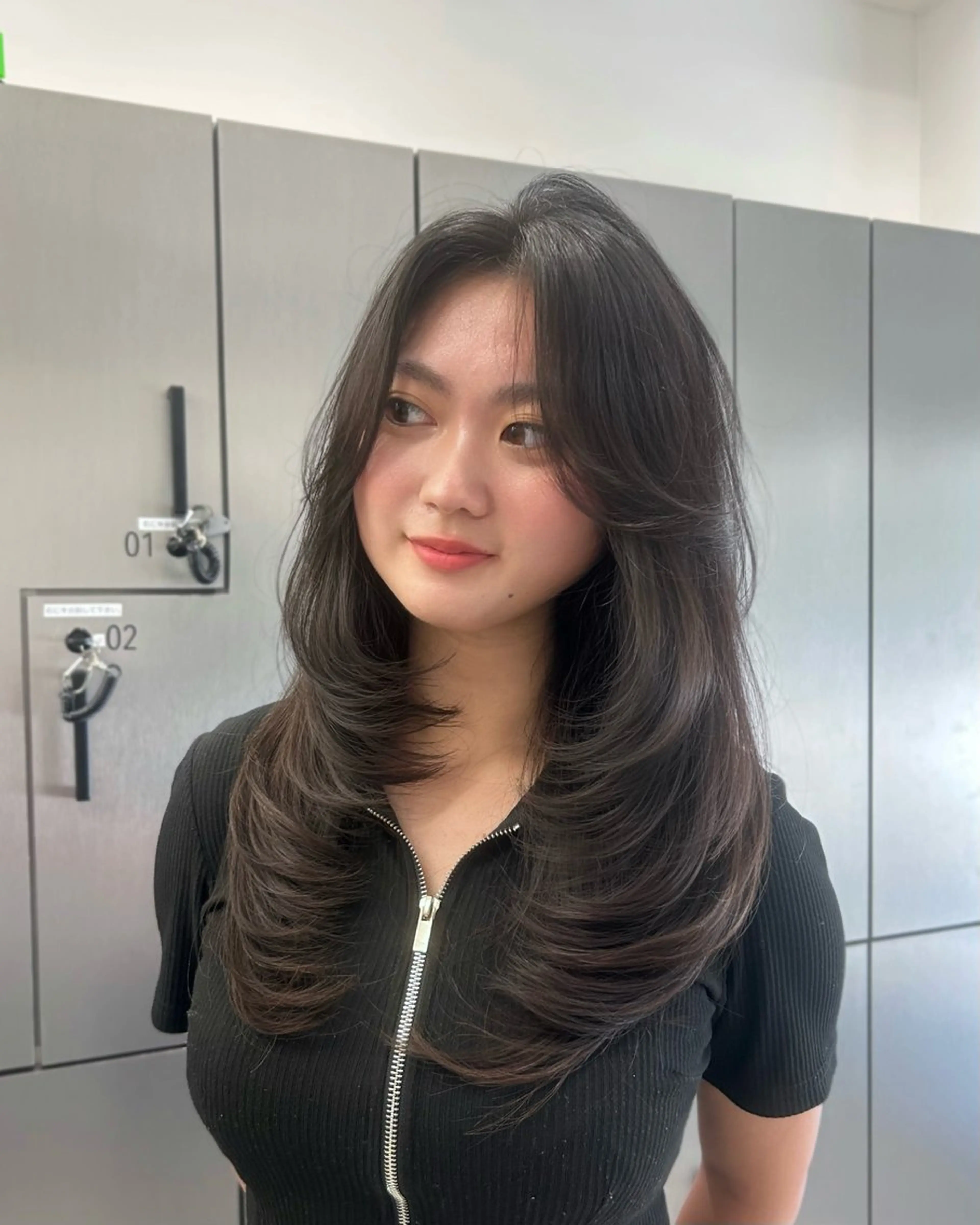 ロング レイヤーカット カット ヘアカラー トリートメント 大人レイヤー/艶髪 🇺🇸TOMONAのヘアスタイル