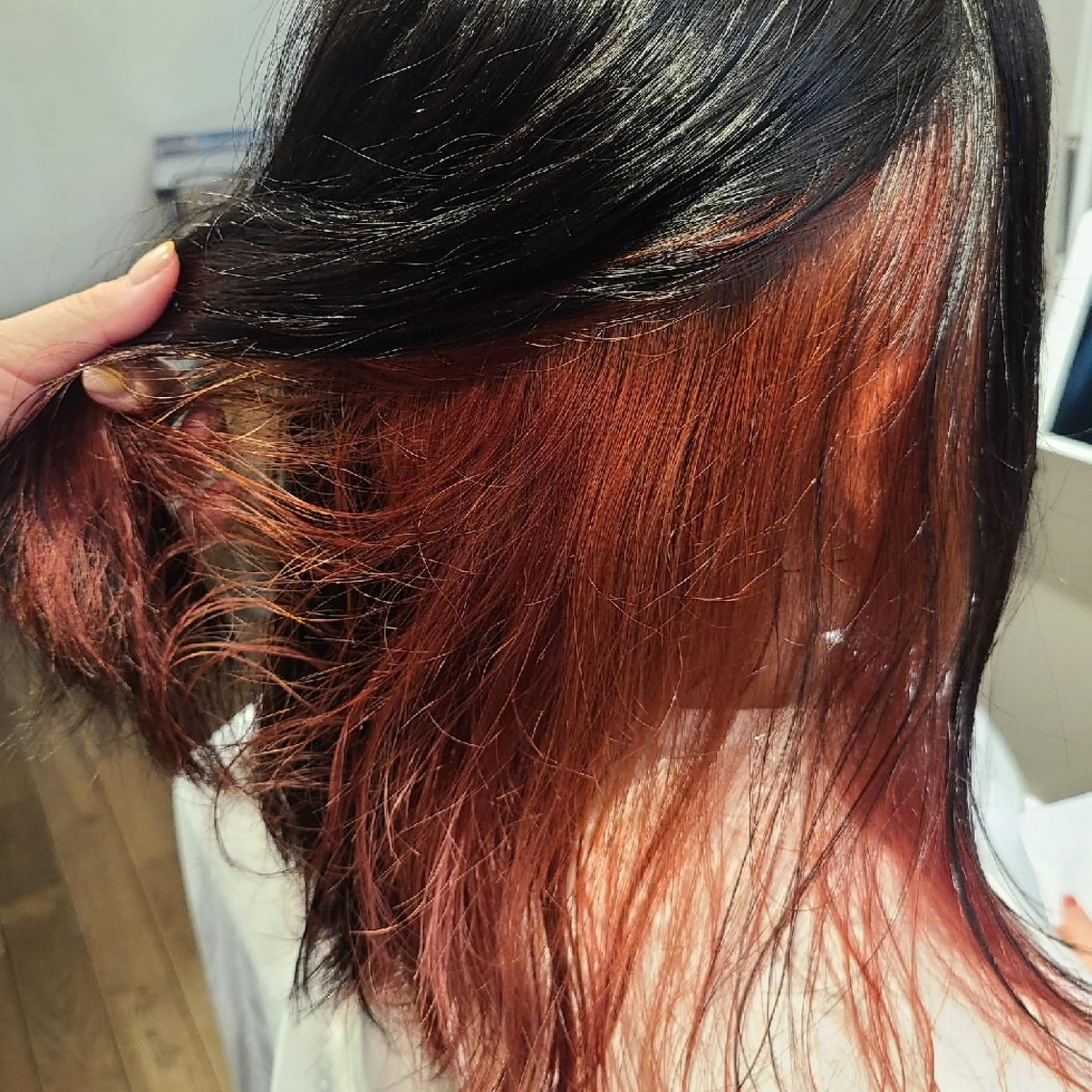 カラー セミロング ヘアカラー Hazumi Ayanoのヘアスタイル