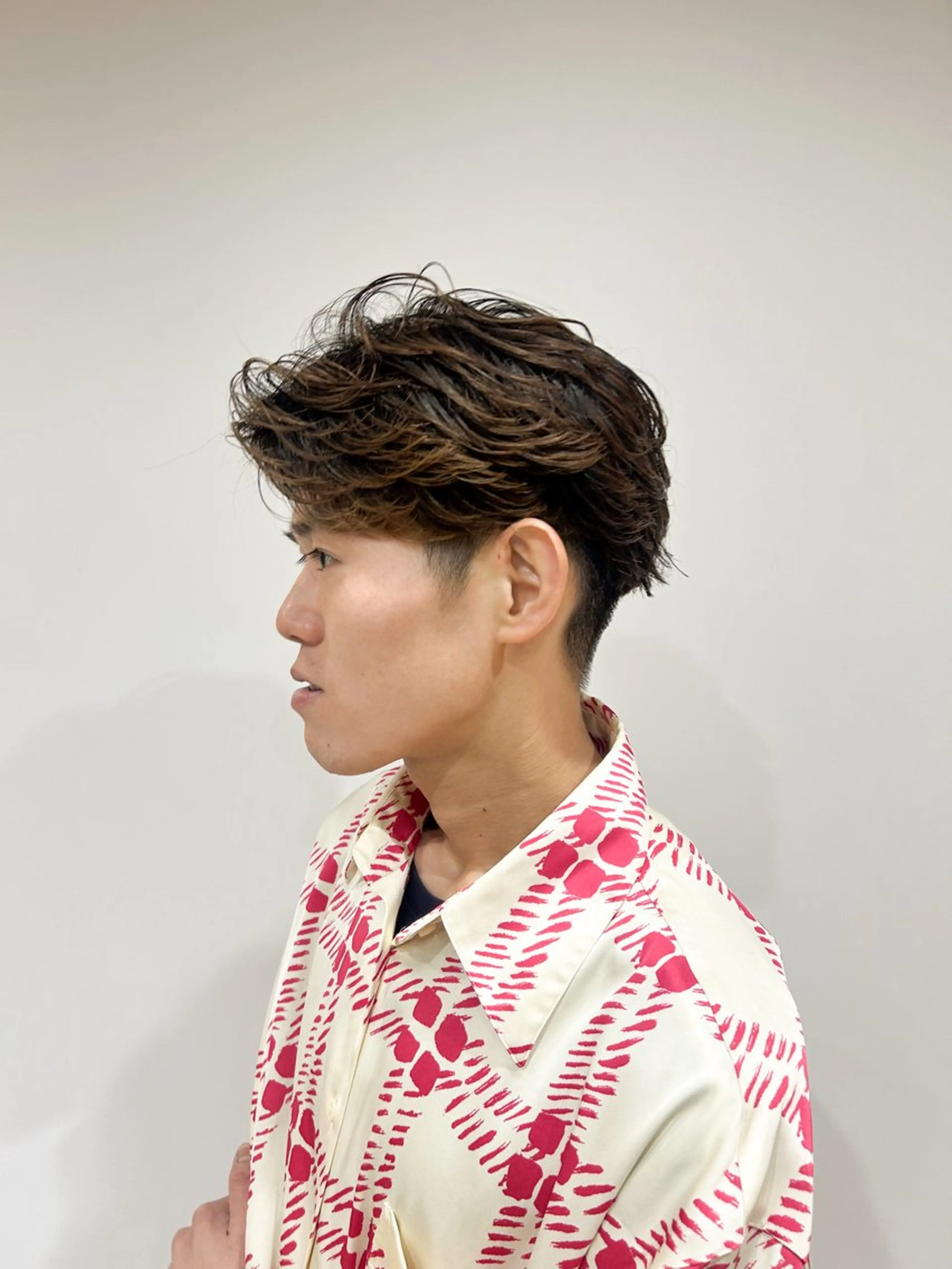 パーマ メンズ パーマ 川端 明莉のヘアスタイル