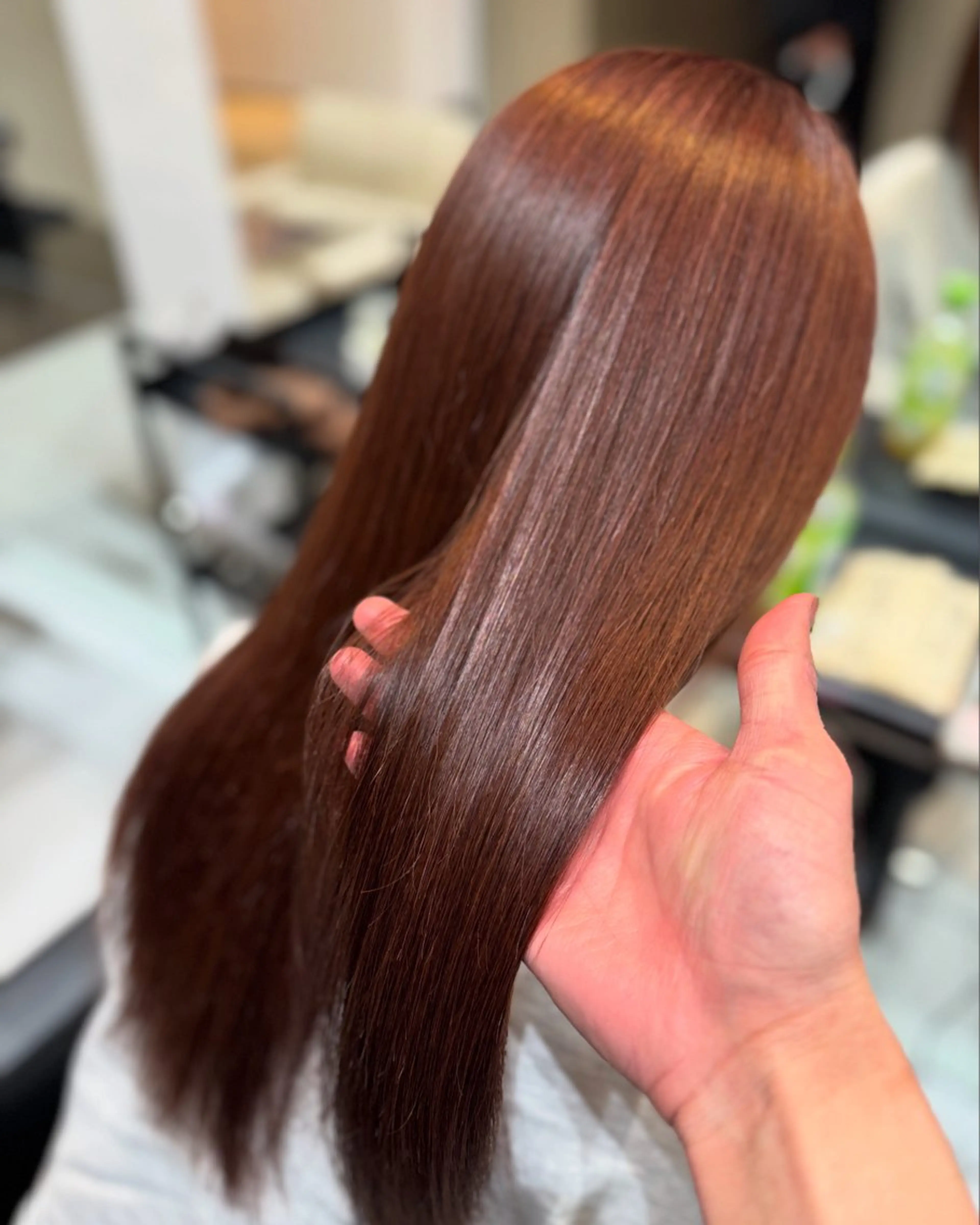 ロング カラー 片山 優芽のヘアスタイル