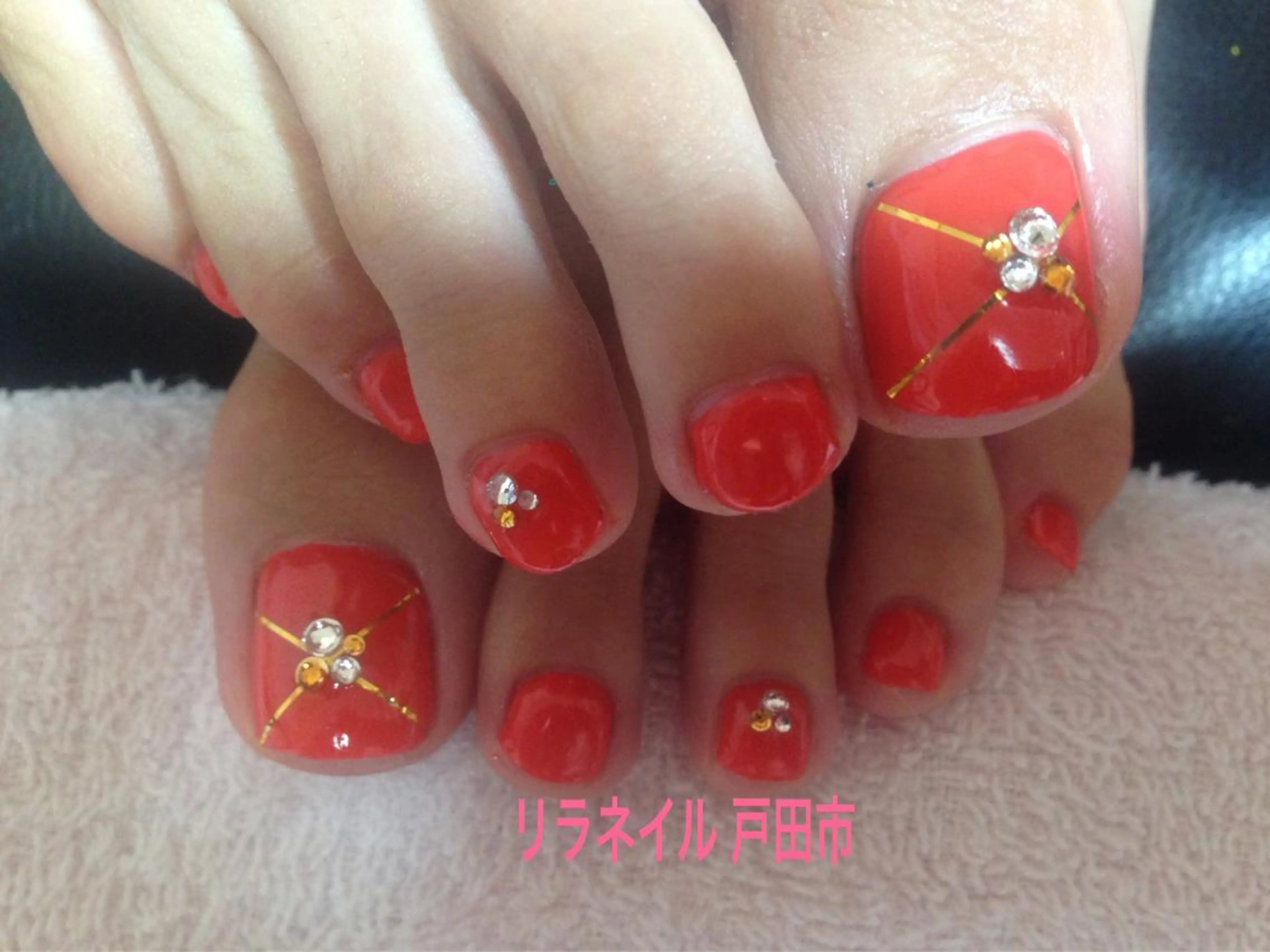 ネイル フットネイル ジェルネイル リラネイル所属・福田 美代子のネイルデザイン