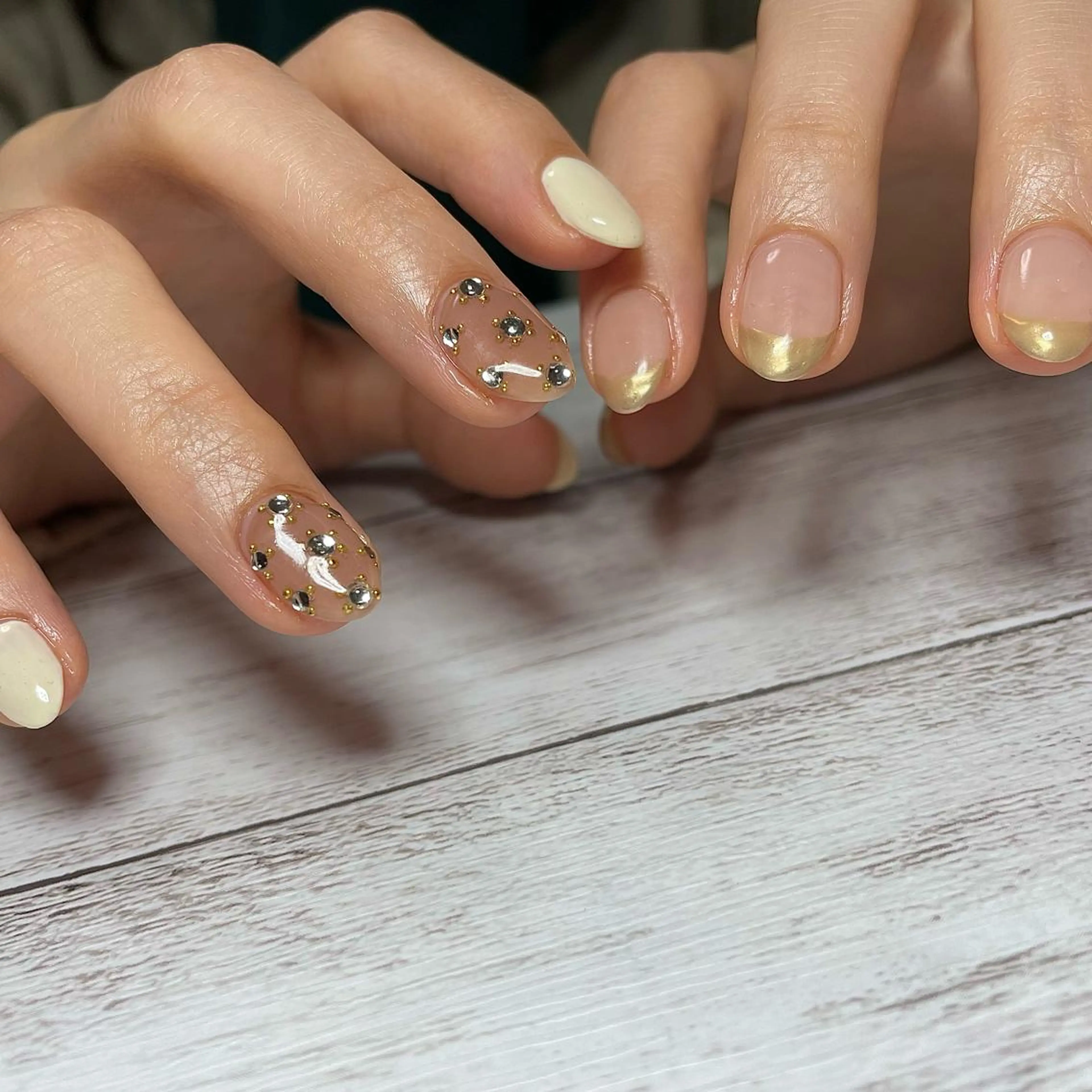 ネイル 持ち込み ハンドネイル Nailsalon BLOOM🌷 山崎のネイルデザイン