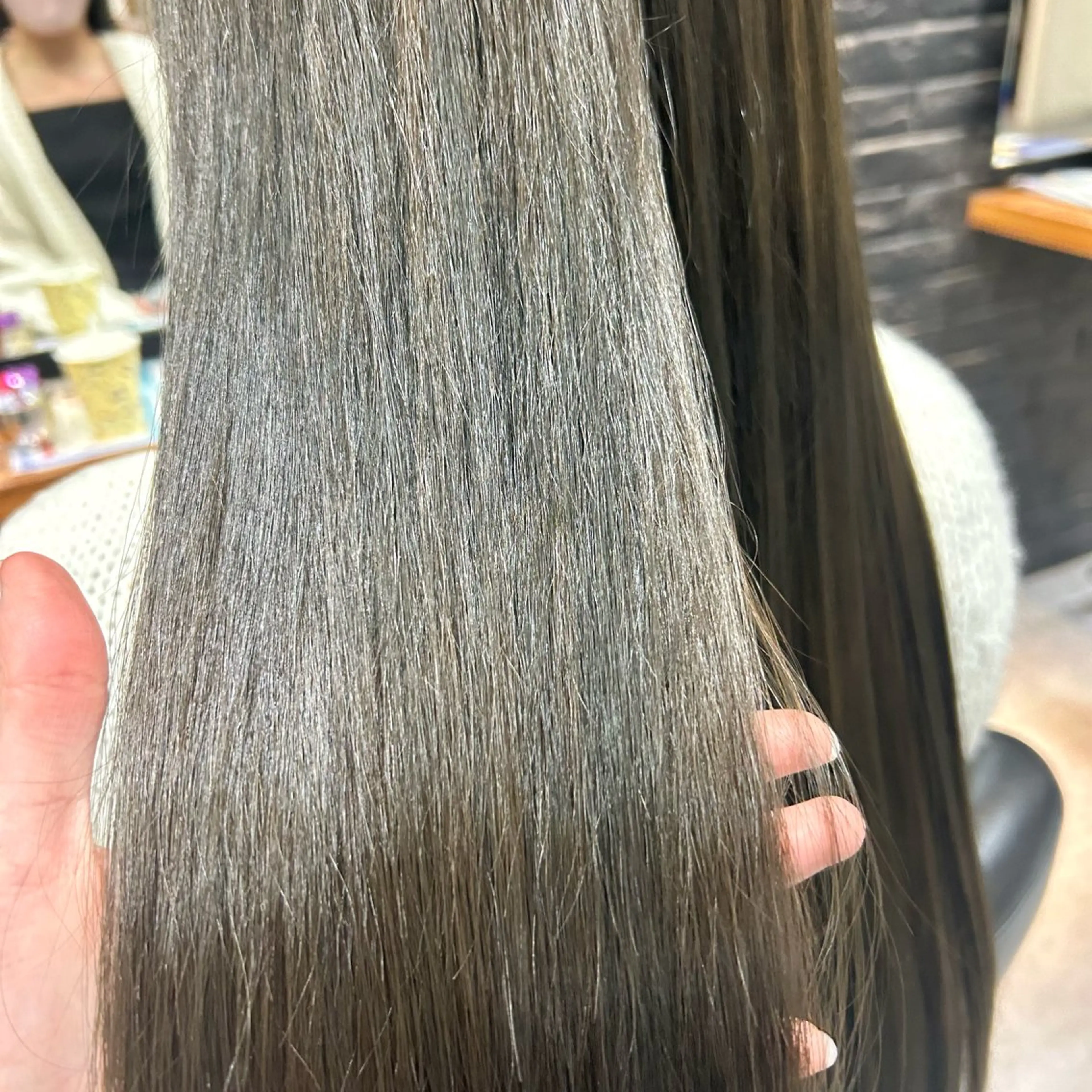 セミロング カラー Slap Dash 【スラップ ダッシュ】所属・髪質改善カラー 🧸かりん🎀‪のヘアスタイル