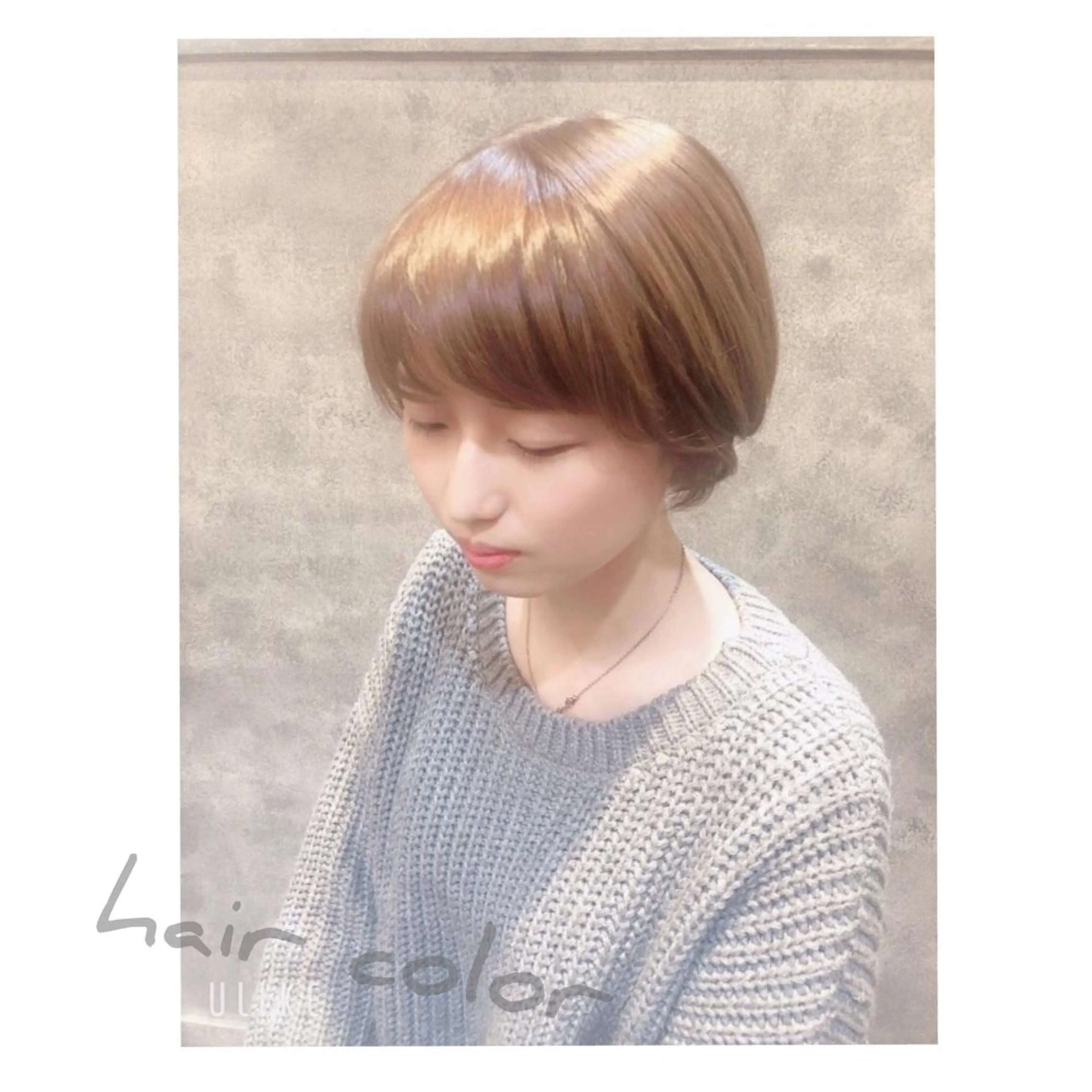 ショート カラー Ange lian所属・Ange lian 🌿お手頃価格サロンのヘアスタイル