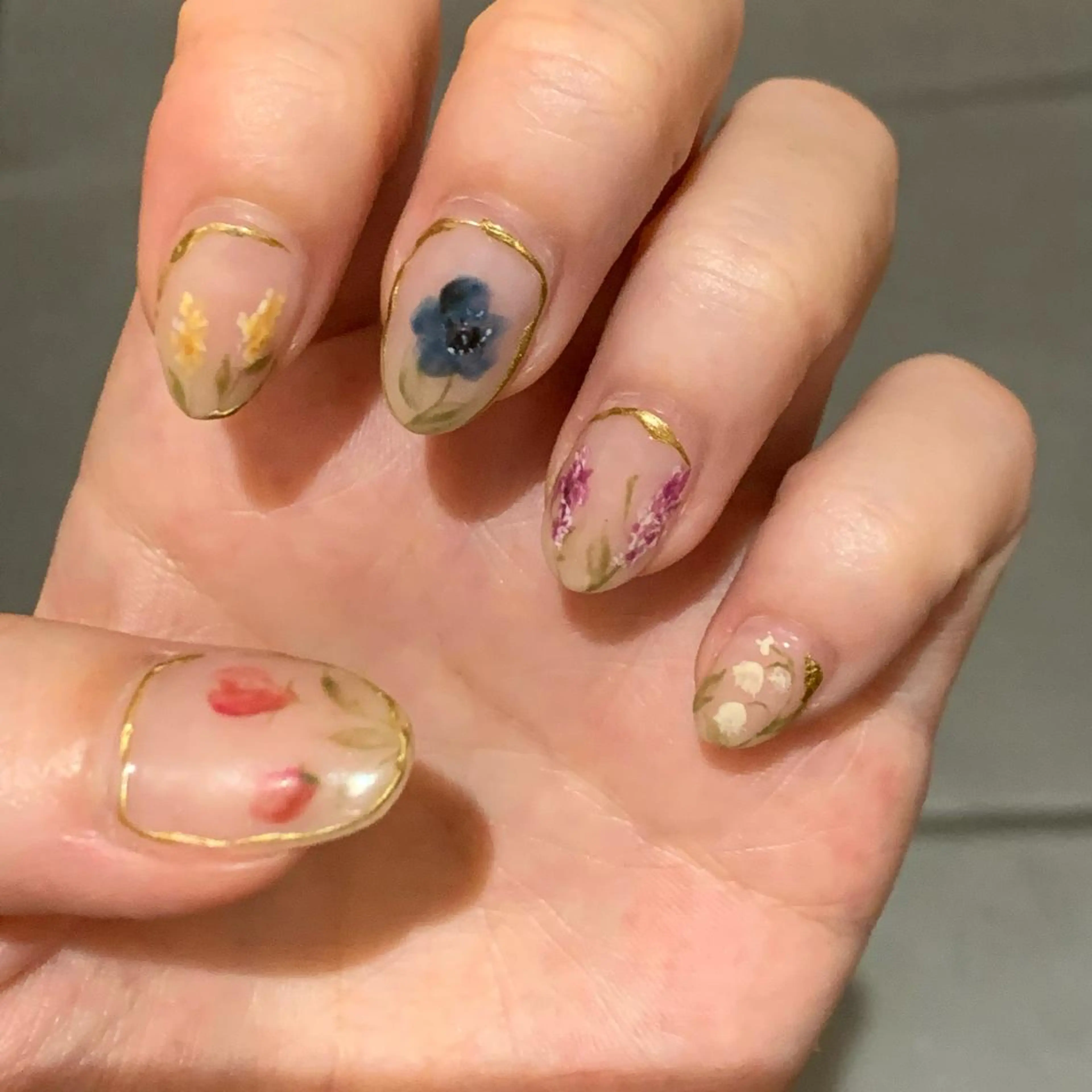ネイル アートネイル フラワーネイル ジェルネイル doroom所属・Nail doroomのネイルデザイン