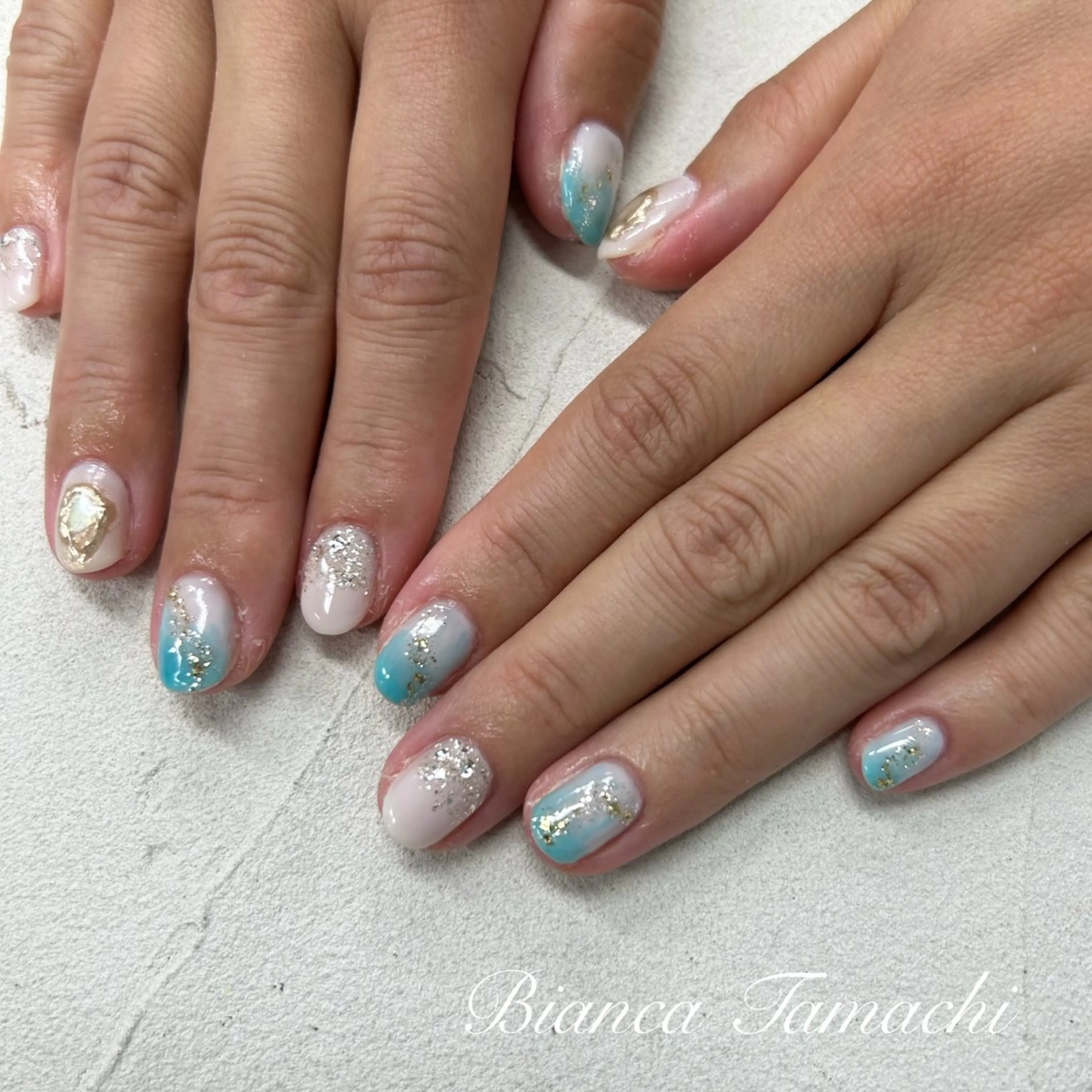 ネイル ハンドネイル BIANCA ✴︎ yukiのネイルデザイン