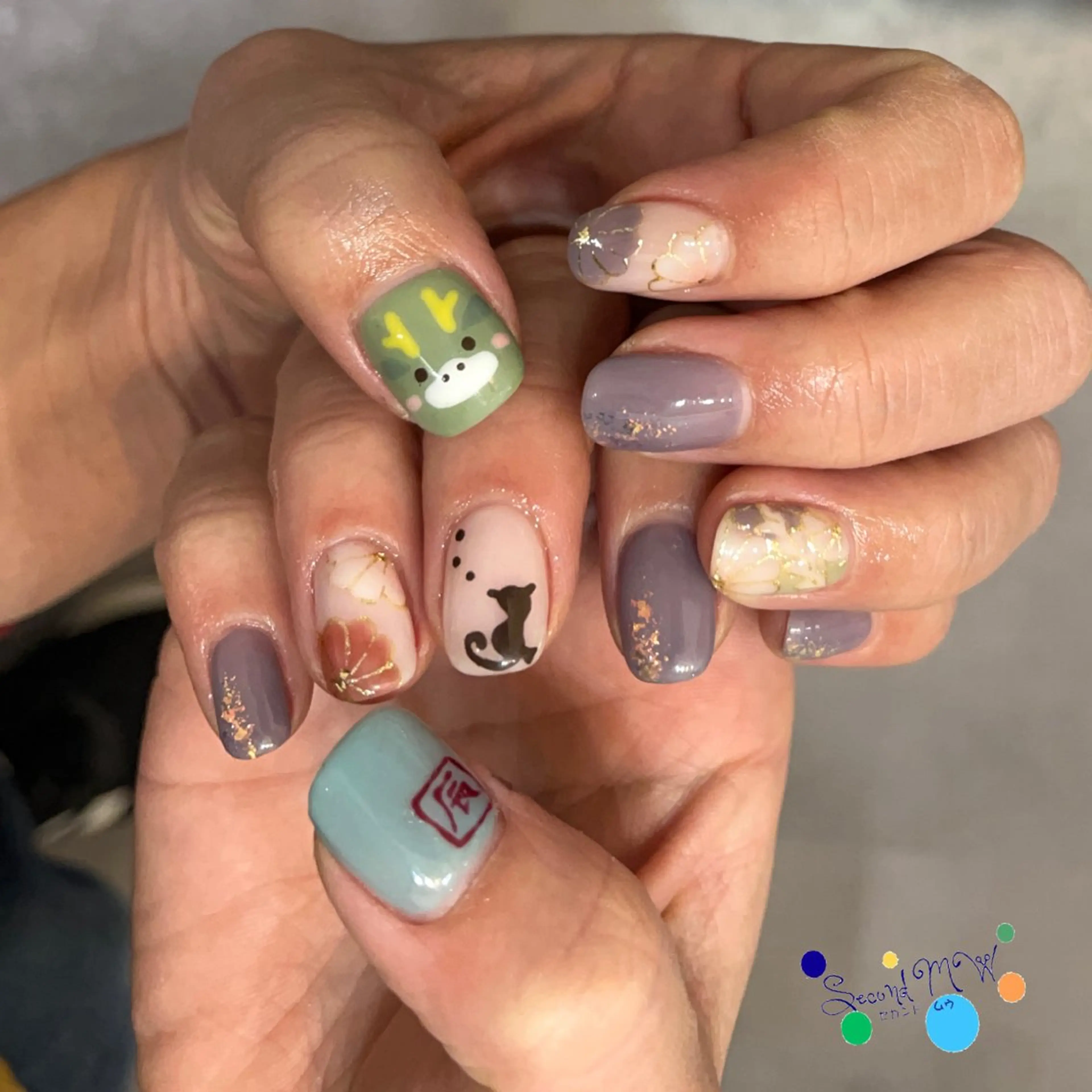 ネイル アートネイル ハンドネイル Second   MW所属・SecondMW _nail 　川連のネイルデザイン