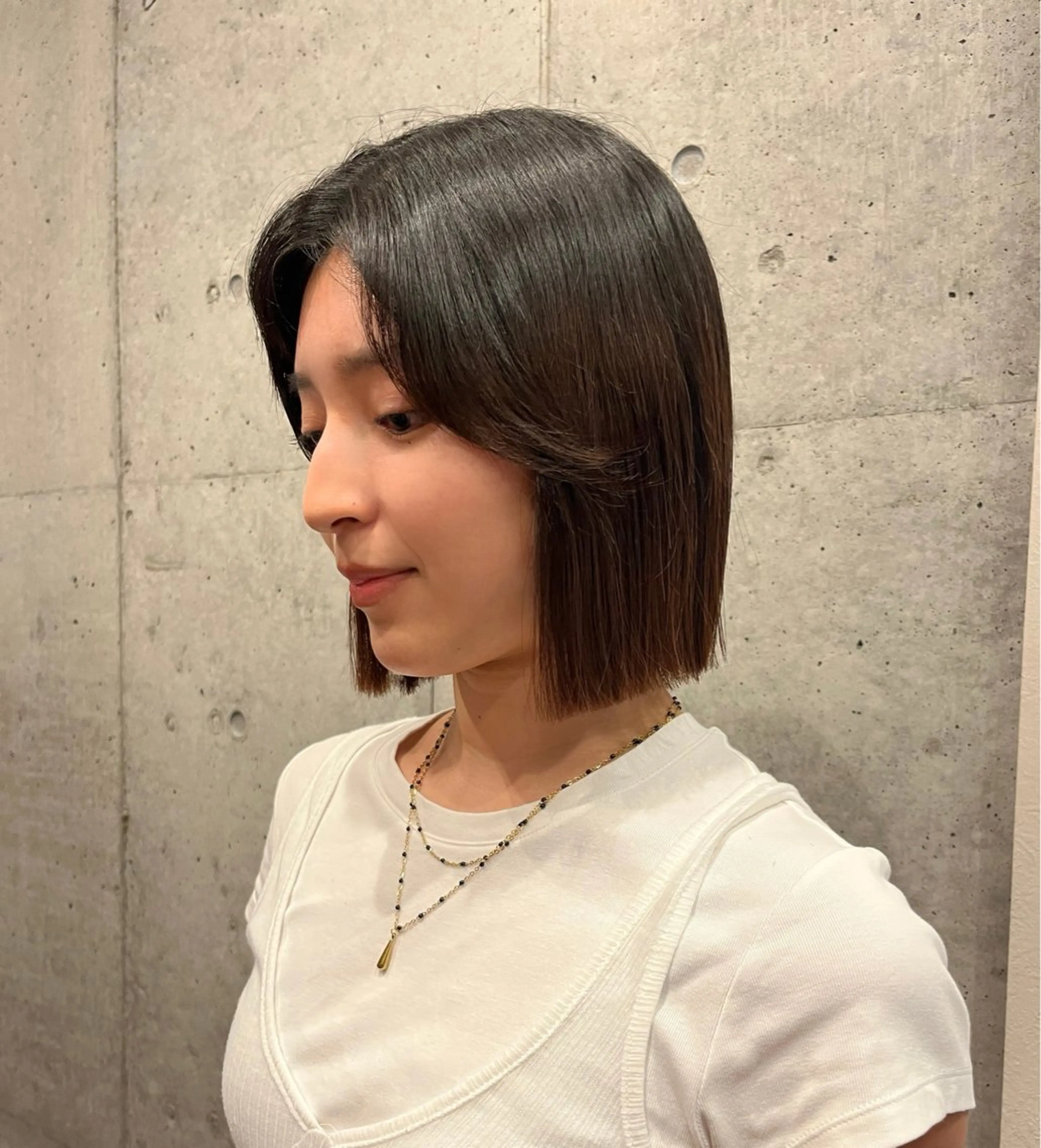 ショート カット ヘアカラー NANA/ 暖色カラー/ボブのヘアスタイル