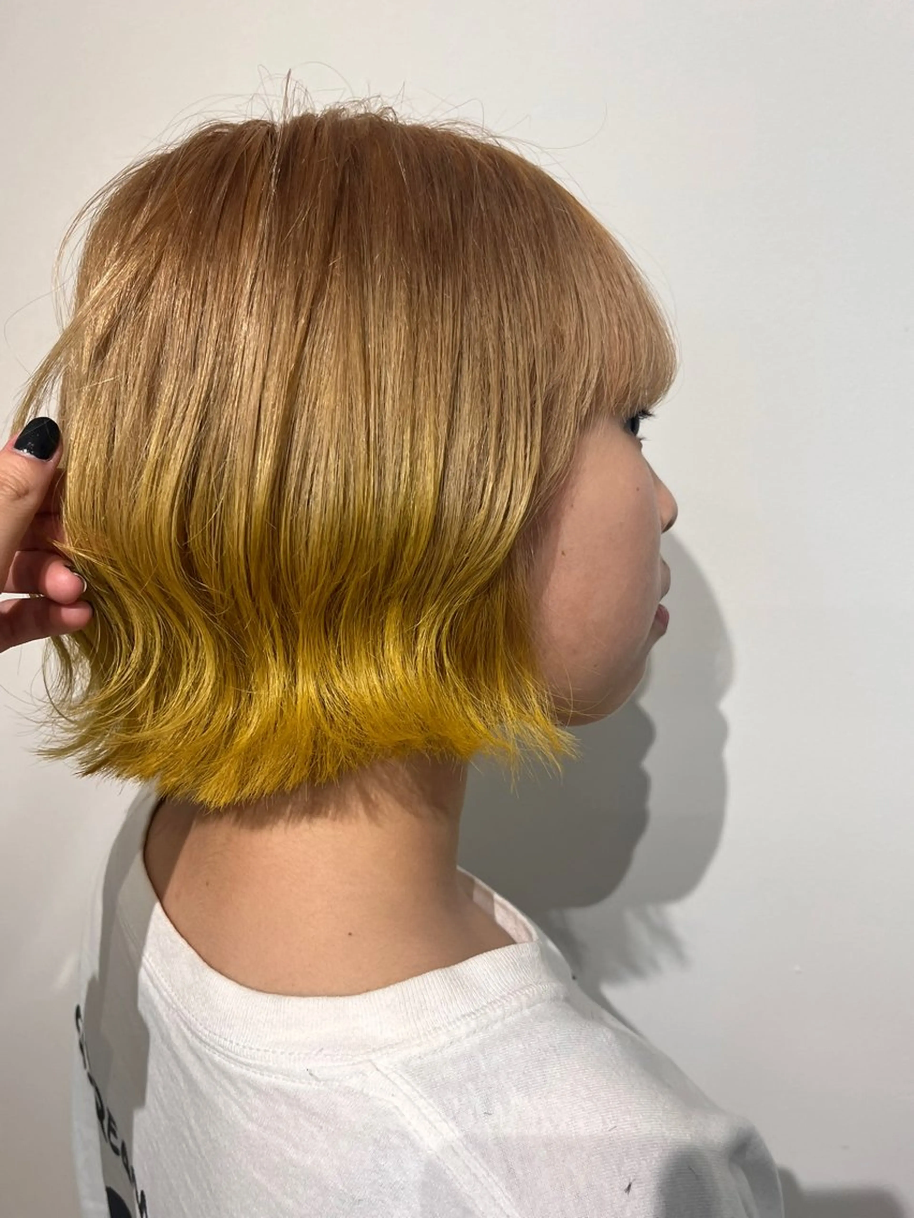 ショート カラー ボブ LUVISM 万代店所属・LUVISM 佐藤 里咲のヘアスタイル