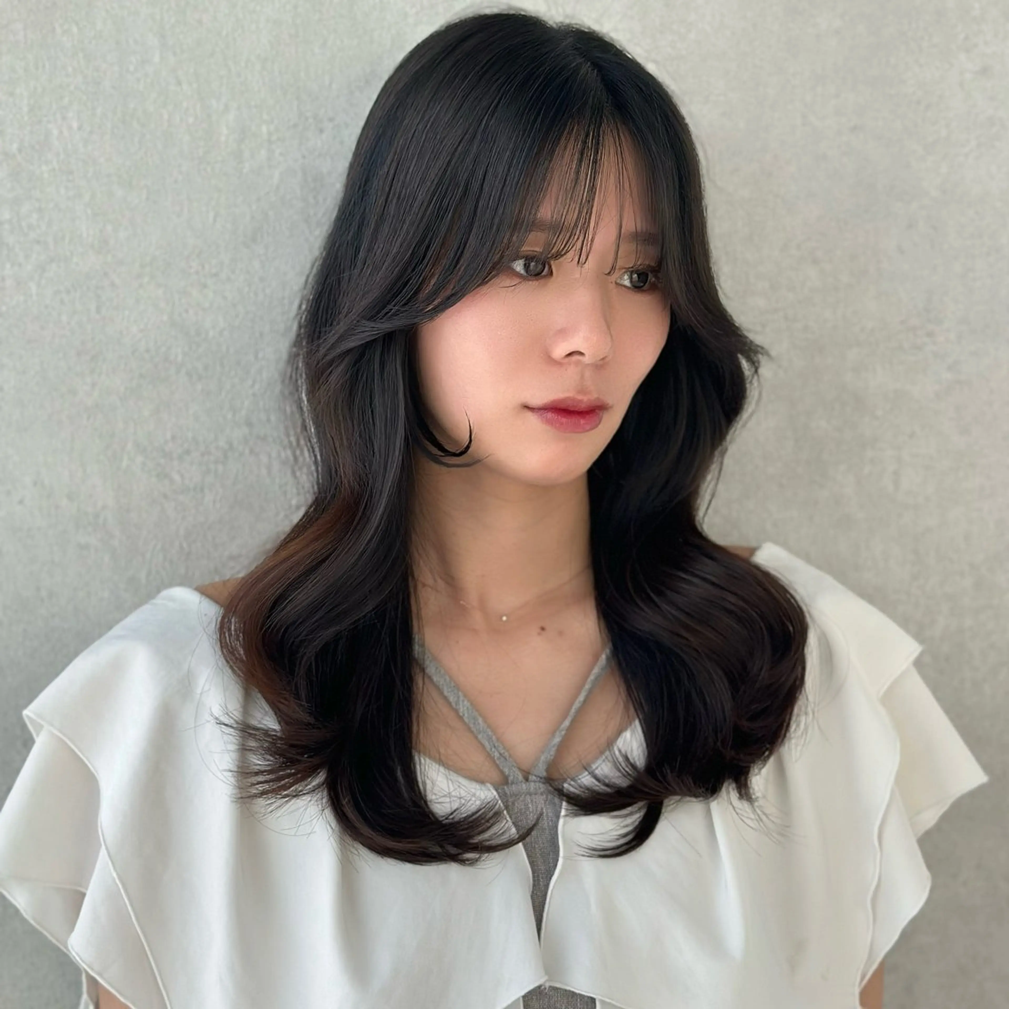 セミロング カラー パーマ ヘアアレンジ FERiCIA.  表参道所属・🫧レイヤー特化 🫧吉野翔悟のヘアスタイル