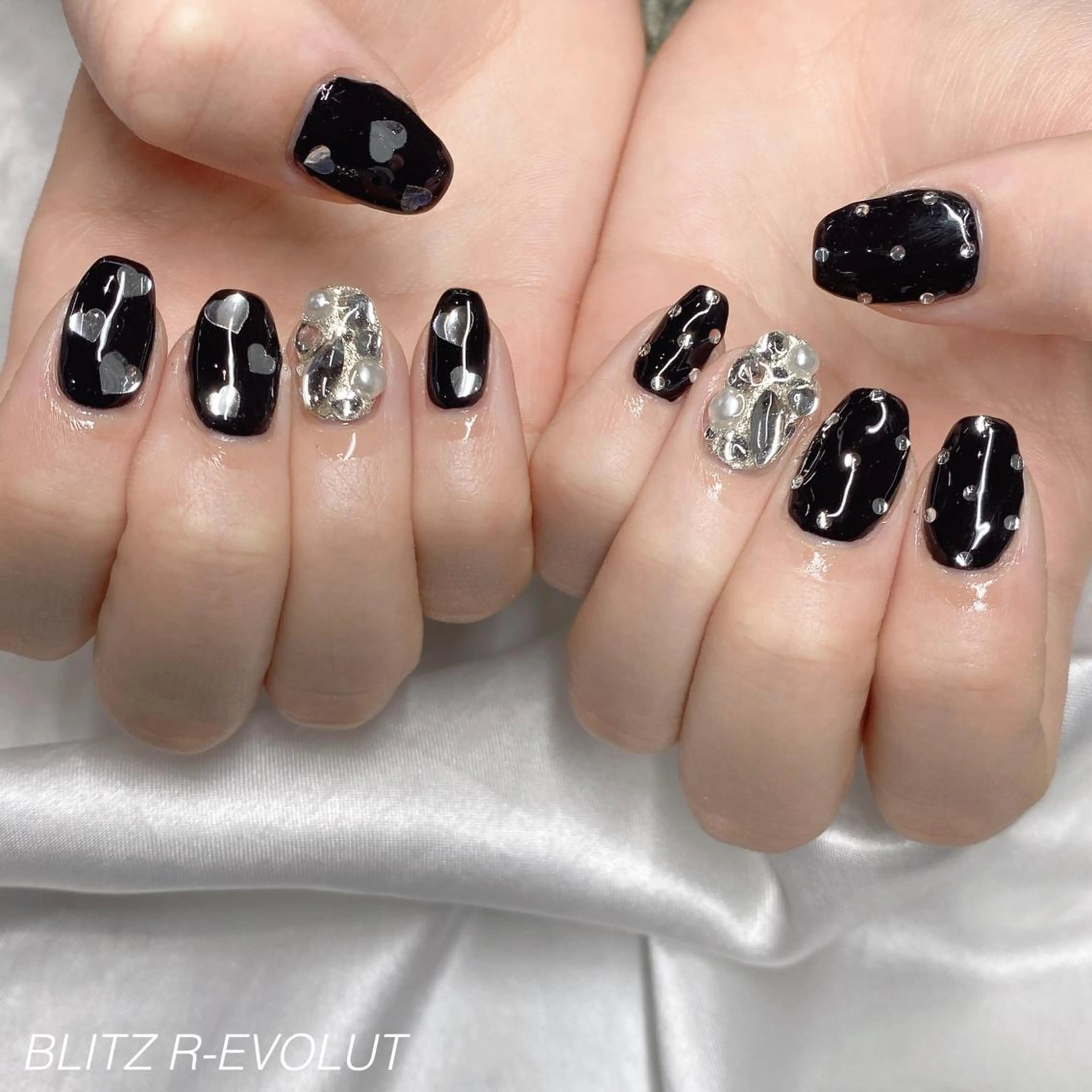 ネイル ハンドネイル ☁️BLITZ 🎀笠原雪音🎀のネイルデザイン