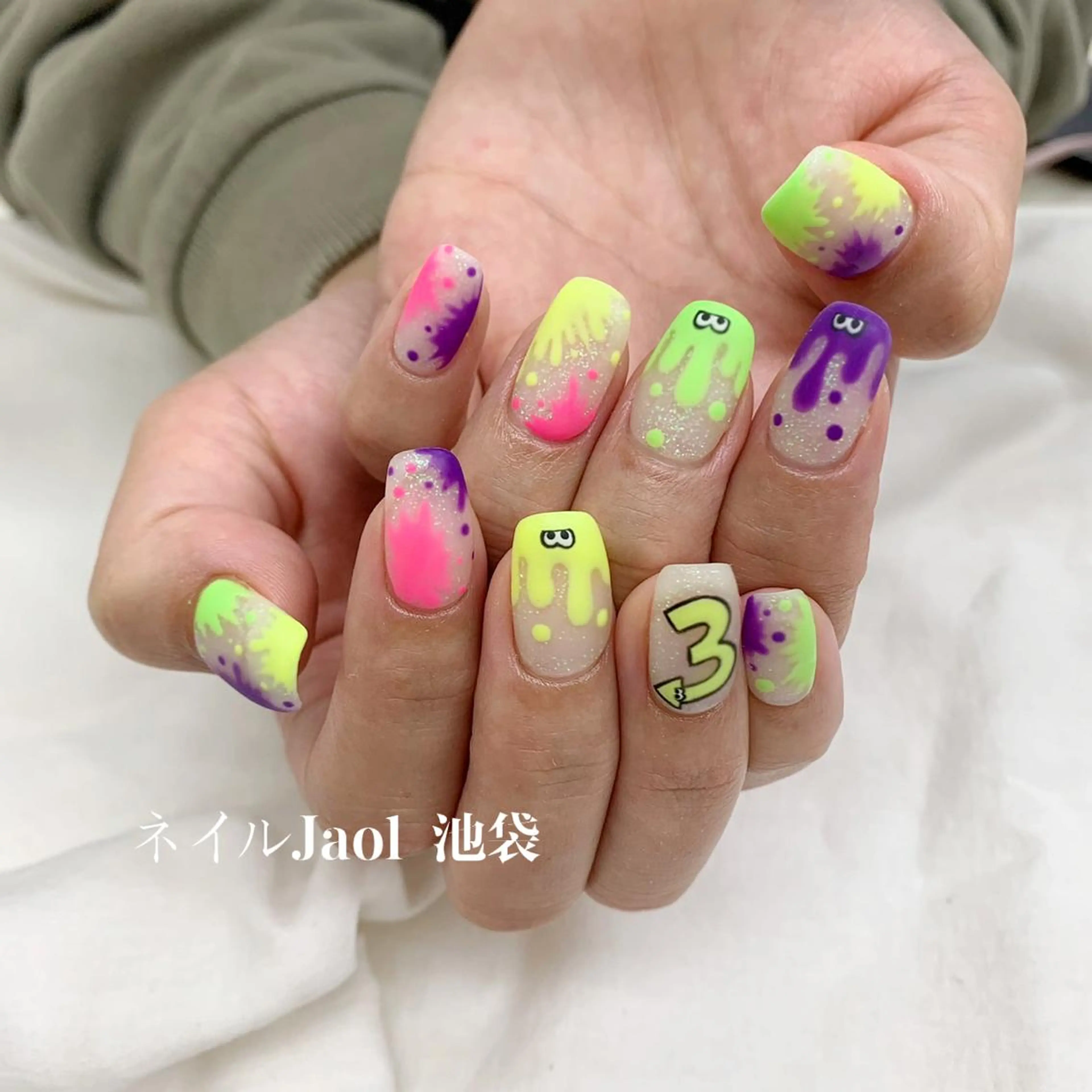 セミロング ハロウィン nail jaol池袋店所属・ネイルJaol 池袋のネイルデザイン