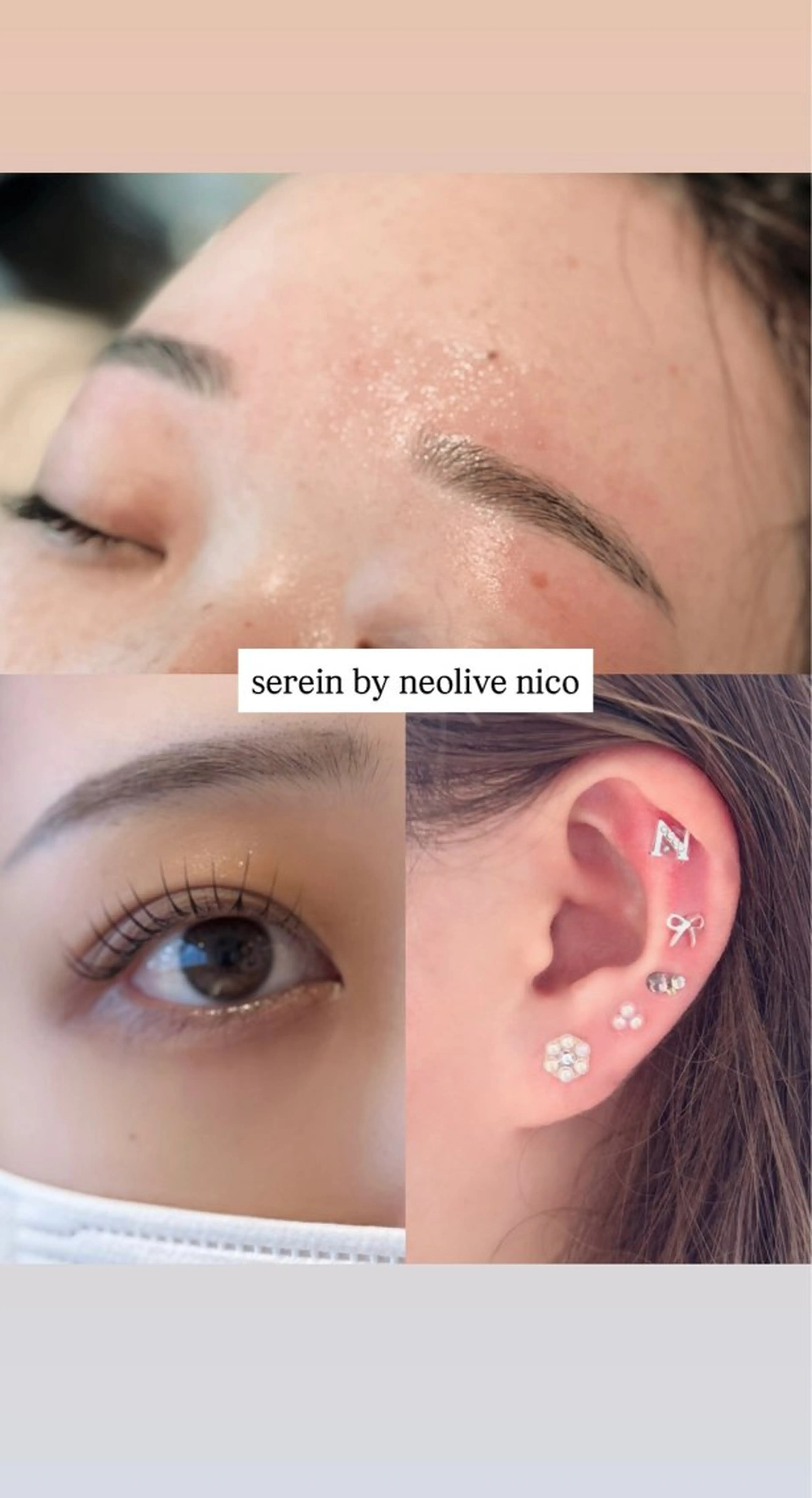 💝まつパ＆眉毛wax＆耳つぼジュエリー💝の写真
