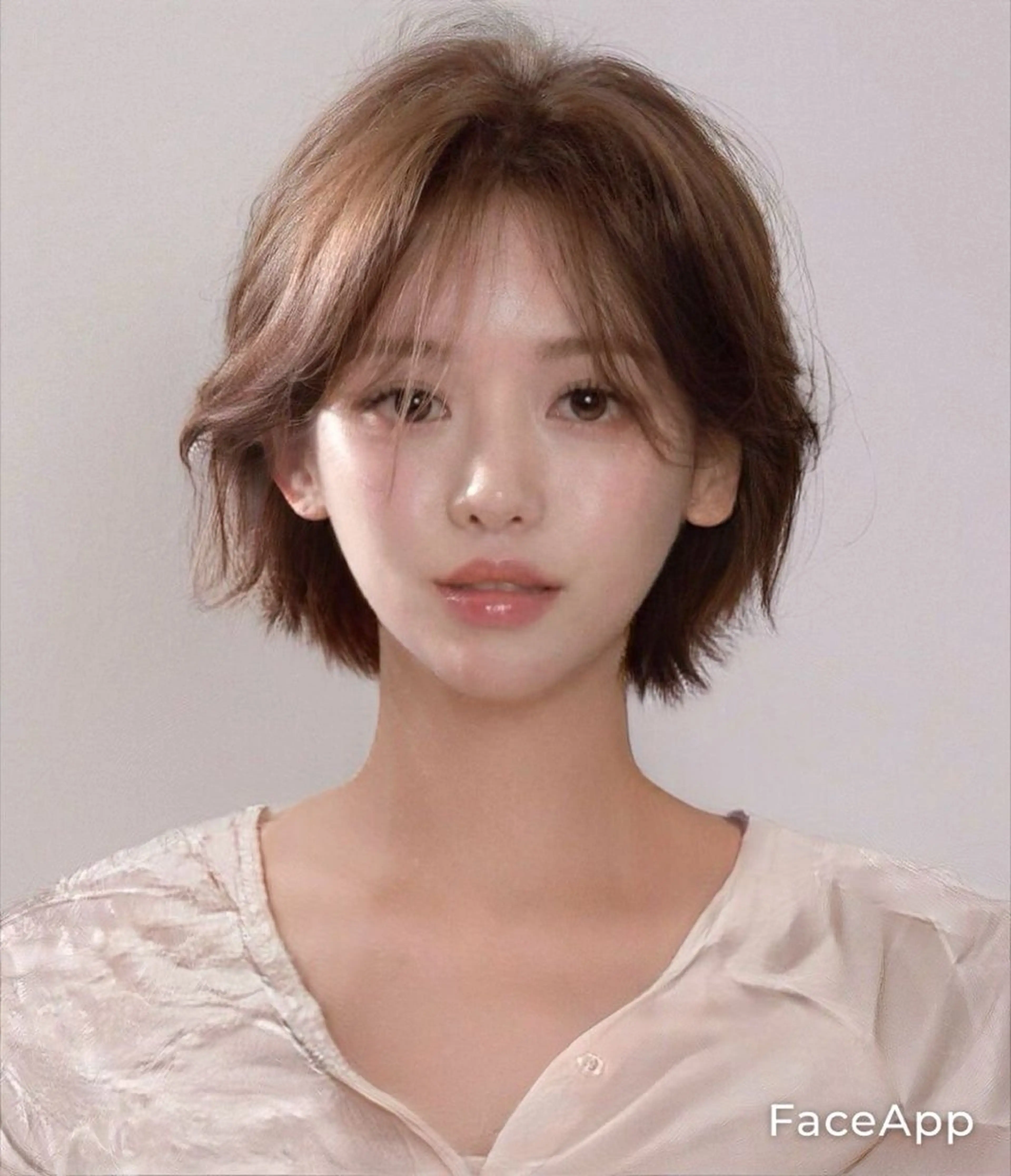 ショート ショート/ボブ/透明 感カラー🎀　emiのヘアスタイル