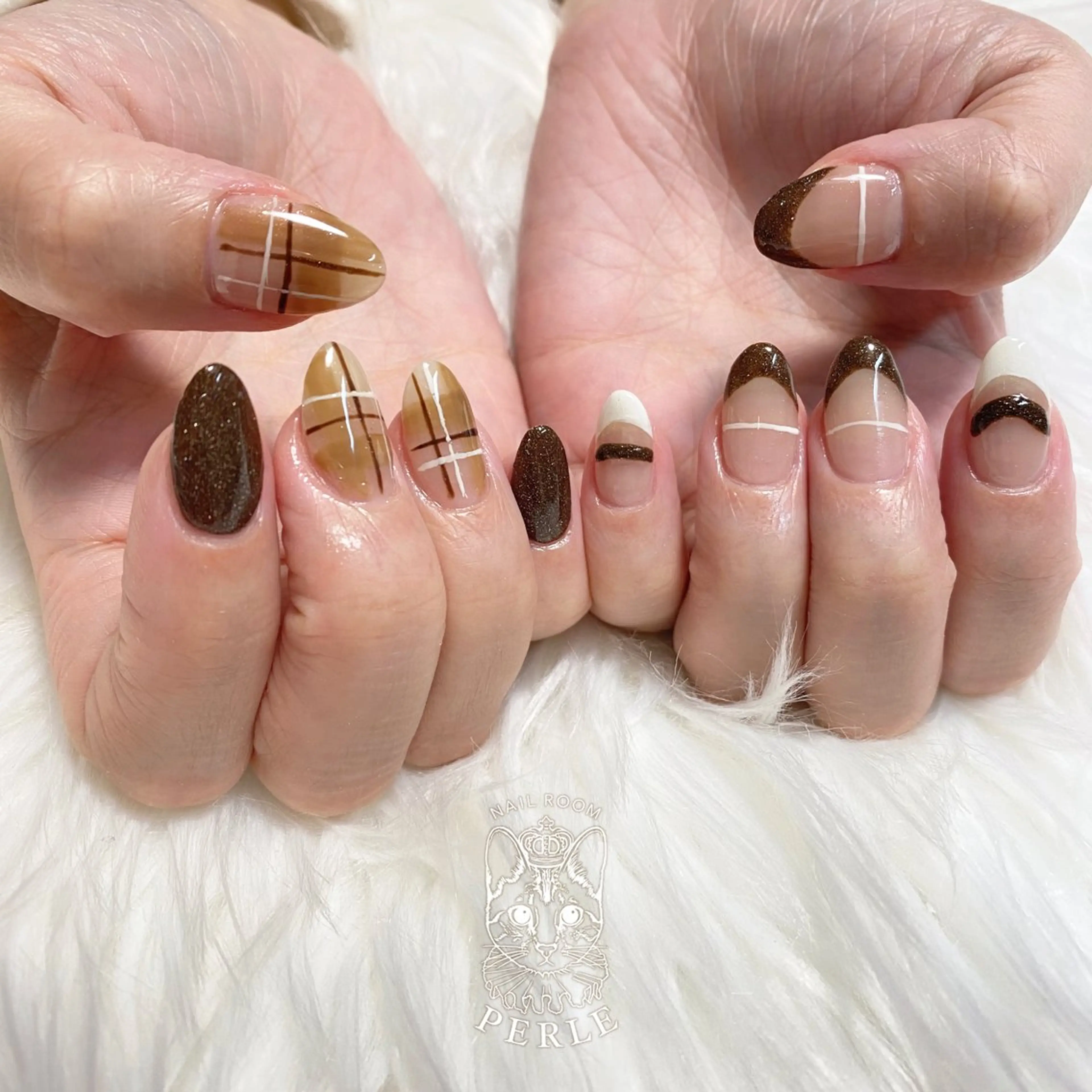 ネイル ハンドネイル nail room Perleのネイルデザイン
