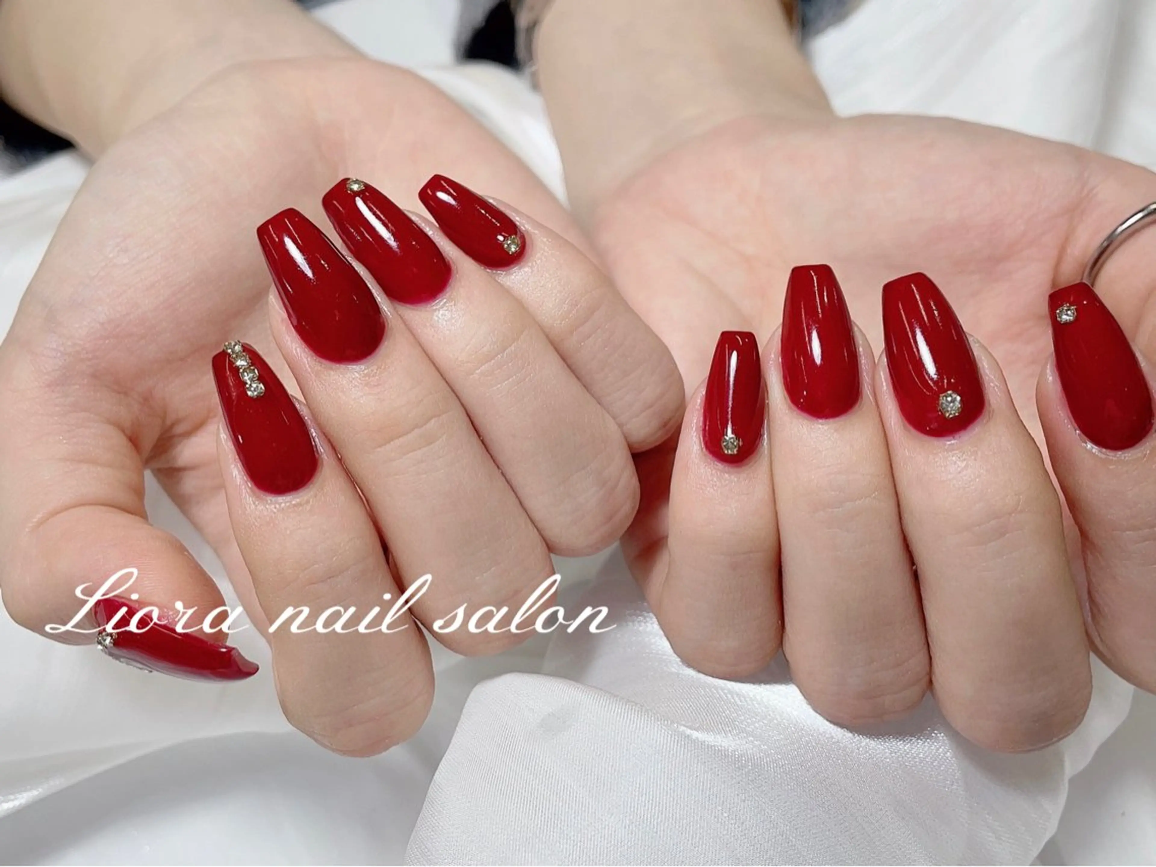 ネイル チークネイル フットネイル フレンチネイル ジェルネイル ガーリー ハンドネイル Liora ネイルサロン所属・Liora nail salonのネイルデザイン