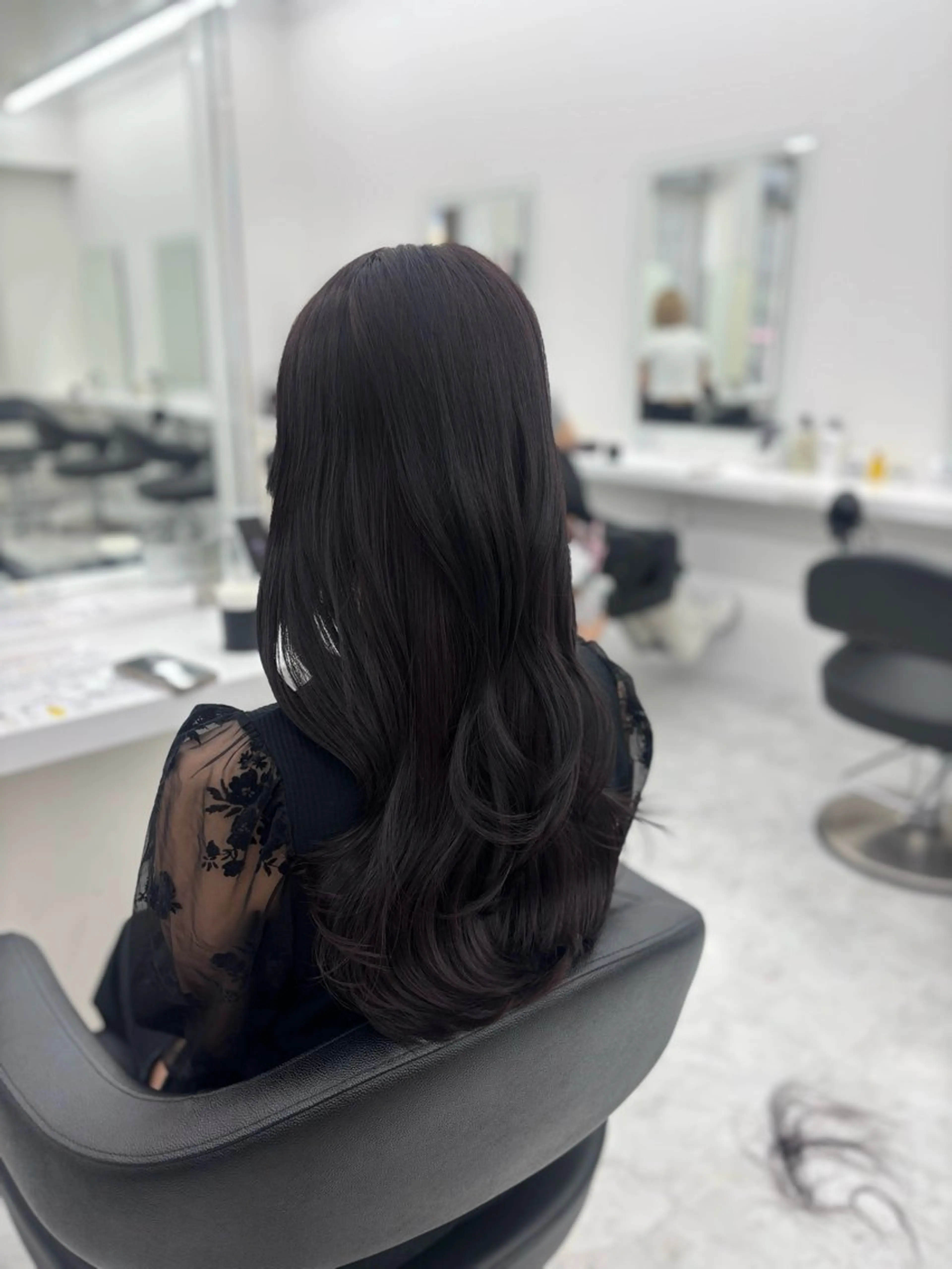 ロング カラー ヘアカラー トリートメント 🤍レイヤー/顔周り 暖色hirari🤍のヘアスタイル