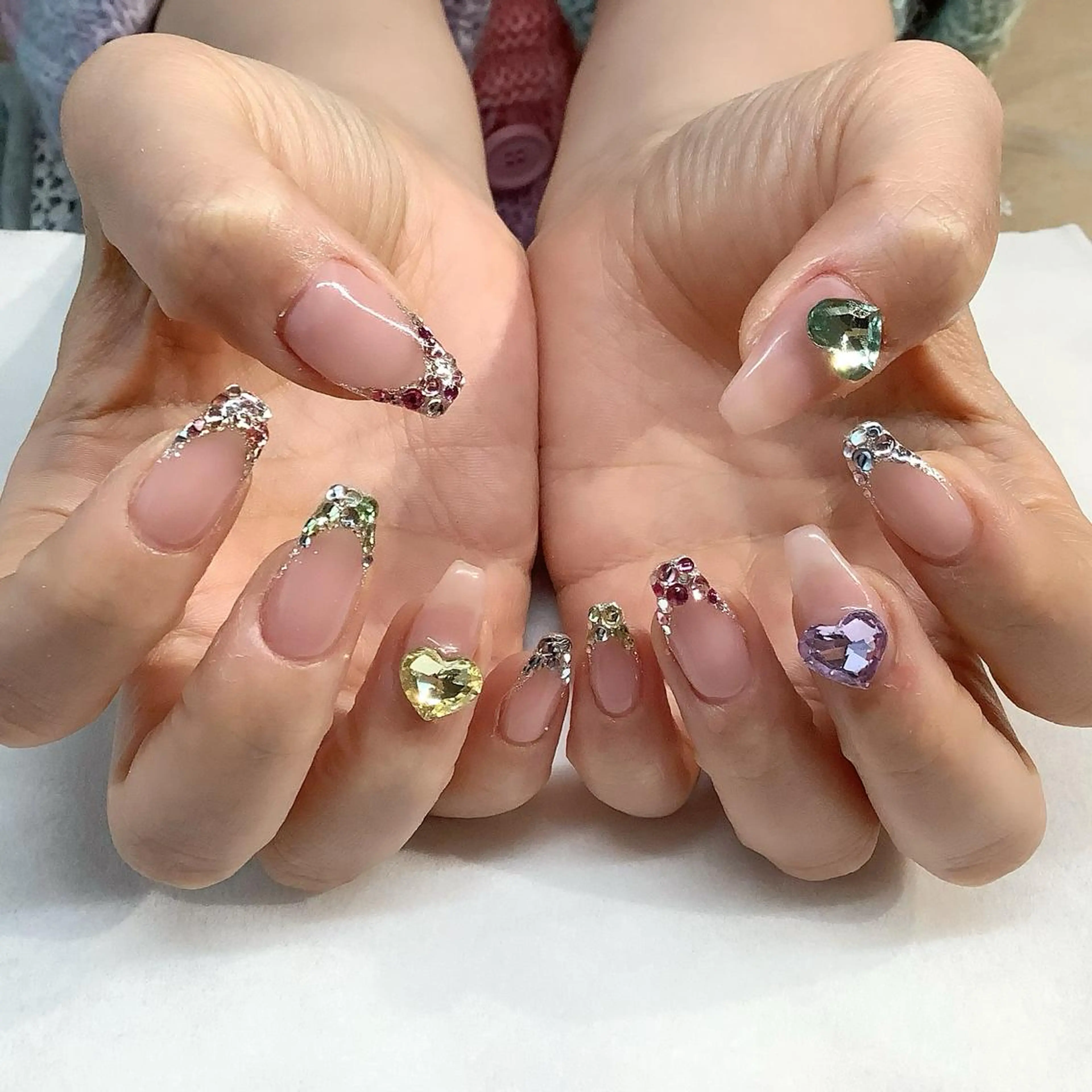 ネイル ハンドネイル 💎🐰 saki. m 🐰💎のネイルデザイン