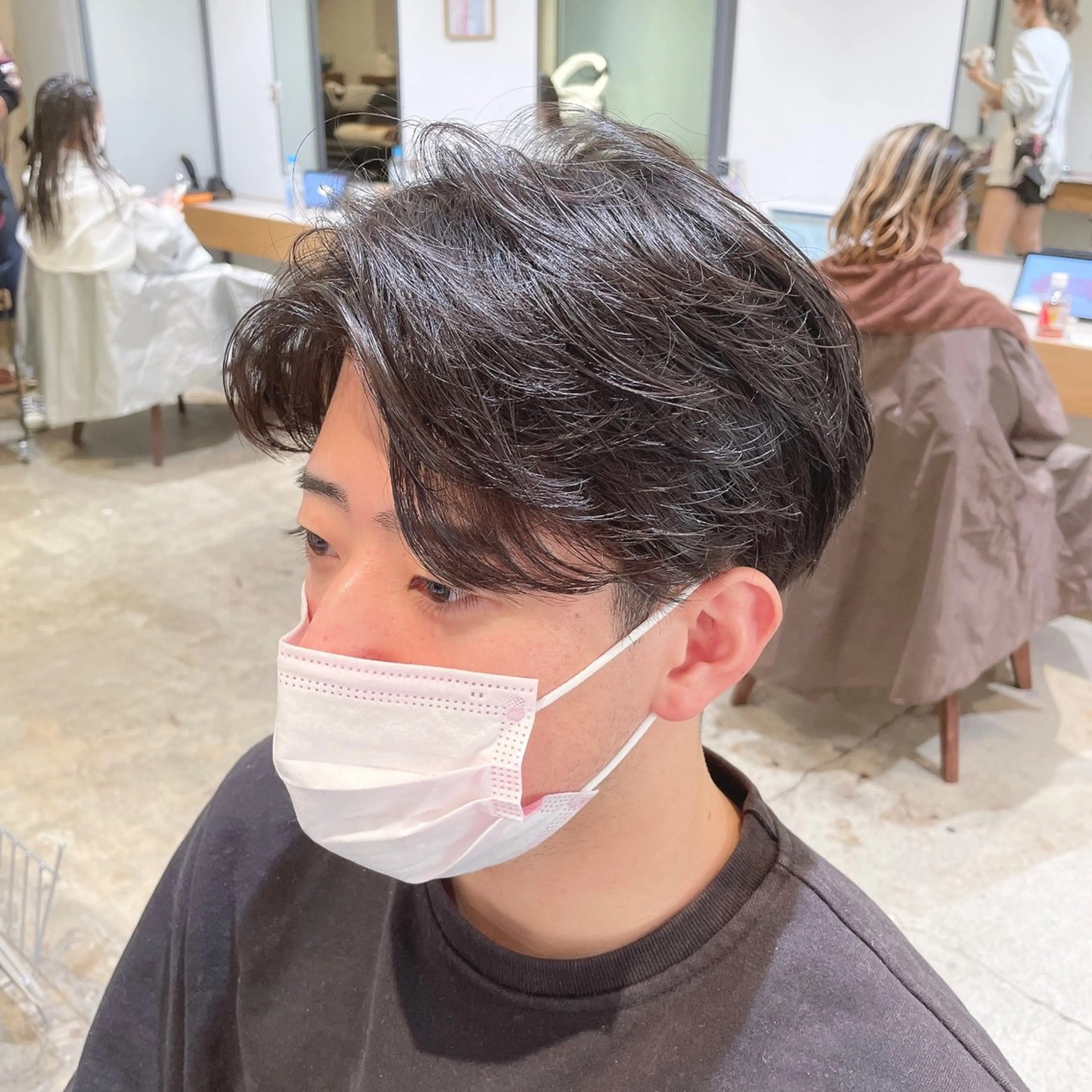 パーマ メンズ メンズパーマ ニュアンスパーマ lucy.所属・🏝🌞メンズ人気 平澤日向🌞🏝のヘアスタイル