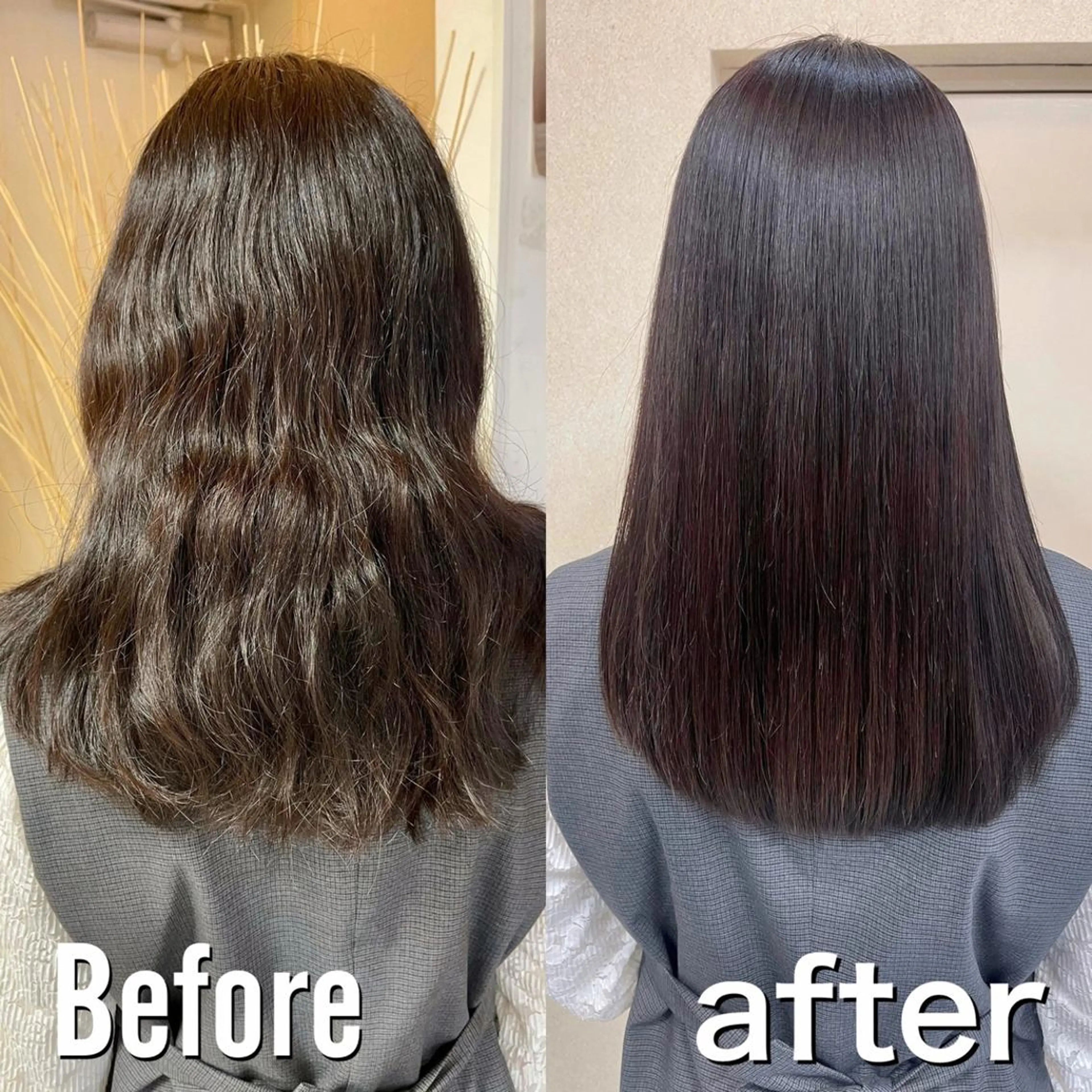 ロング パーマ 髪質改善/縮毛矯正 /ブリーチ矯正/岡部のヘアスタイル