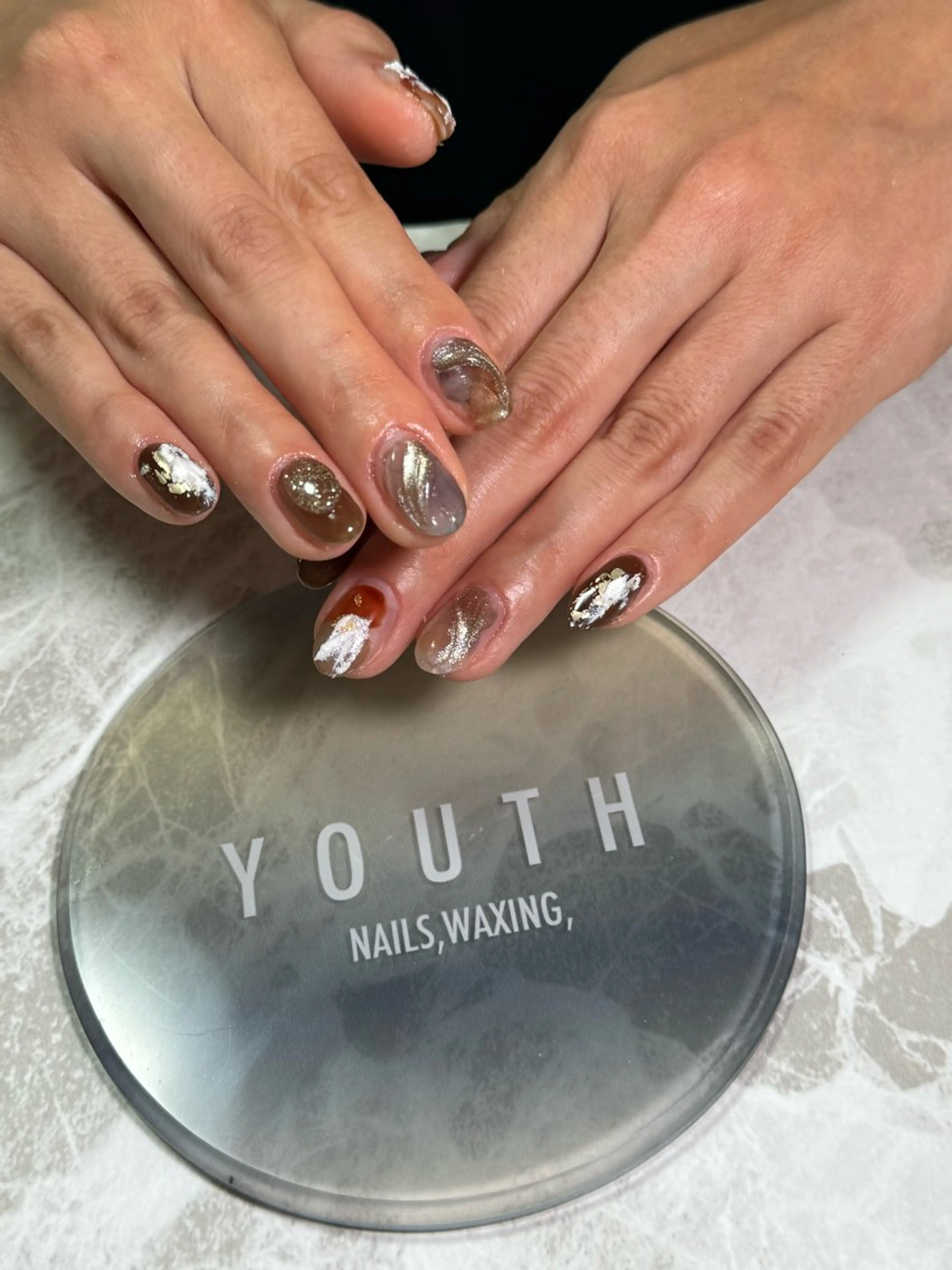 ネイル ハンドネイル YOUTH nails waxing所属・YOUTH natsumiのネイルデザイン