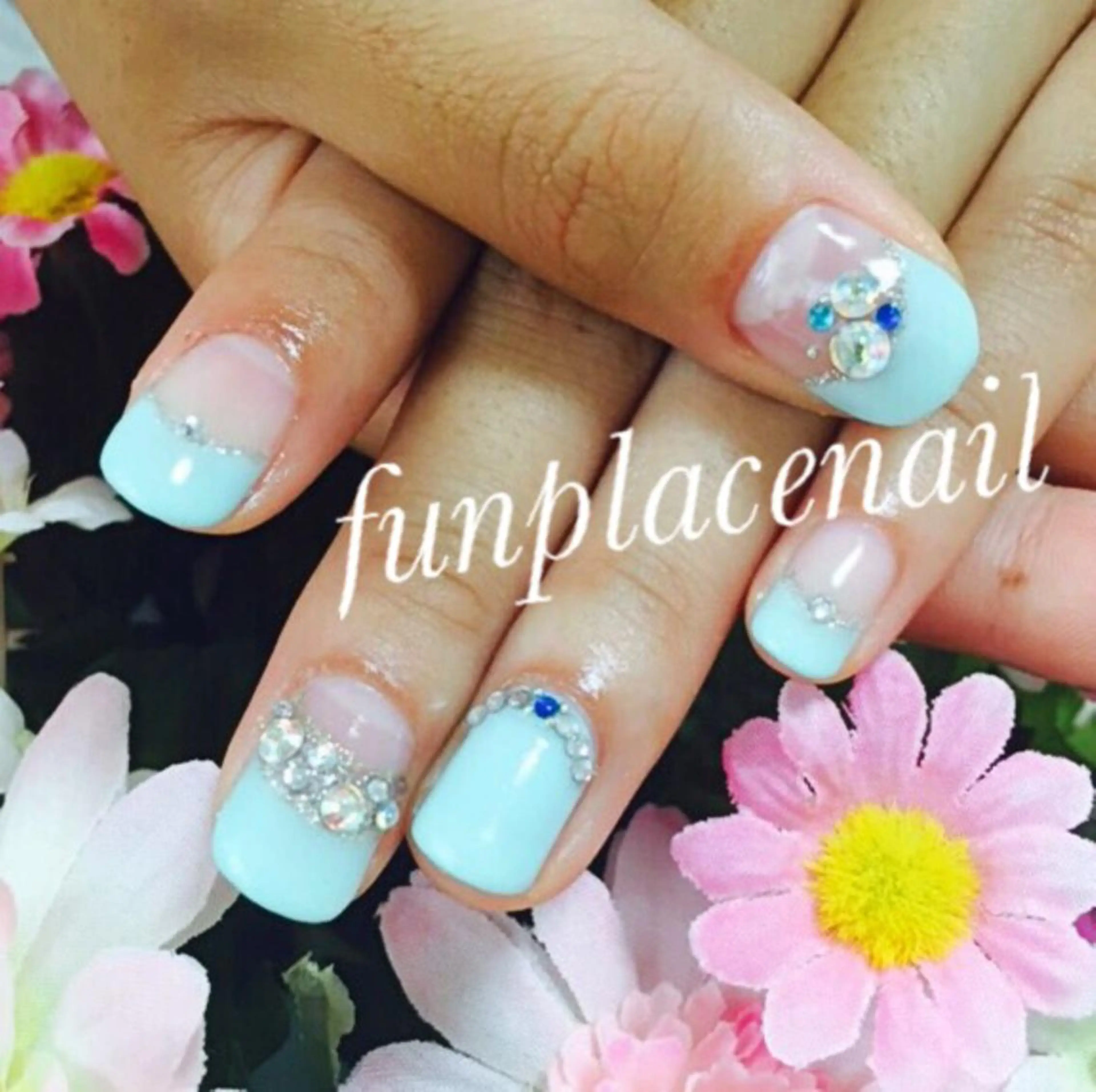 ショート ミディアム セミロング ロング カラー パーマ ヘアアレンジ メンズ キッズ ネイル まつエク 持ち込み nail salon＆school felice所属・フェリーチェ瑞江店 新山のネイルデザイン